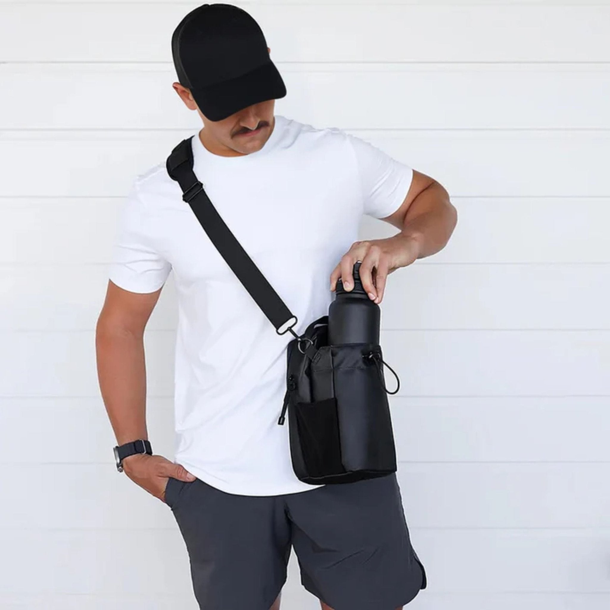 Magnetic Gym Bag - Black