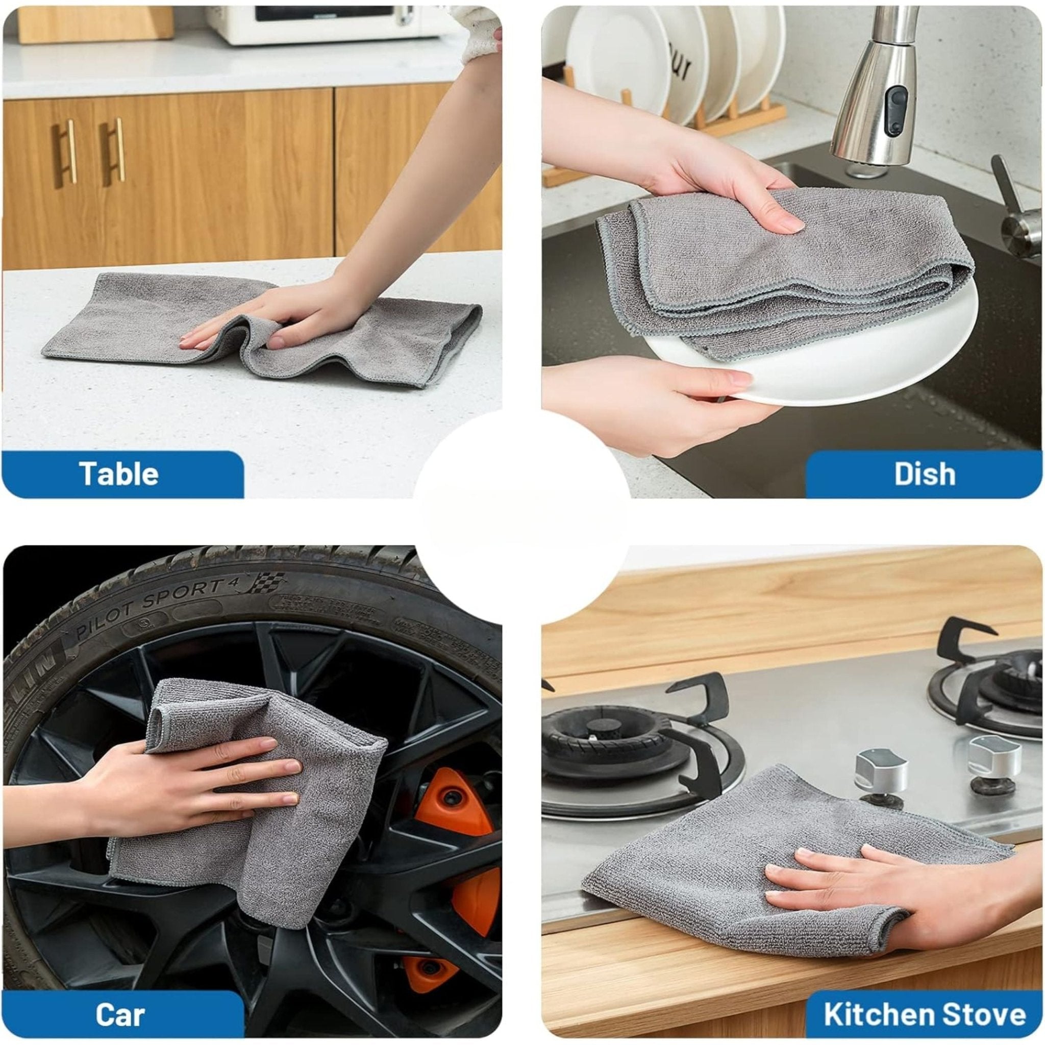 Microfiber Cloth - Grey