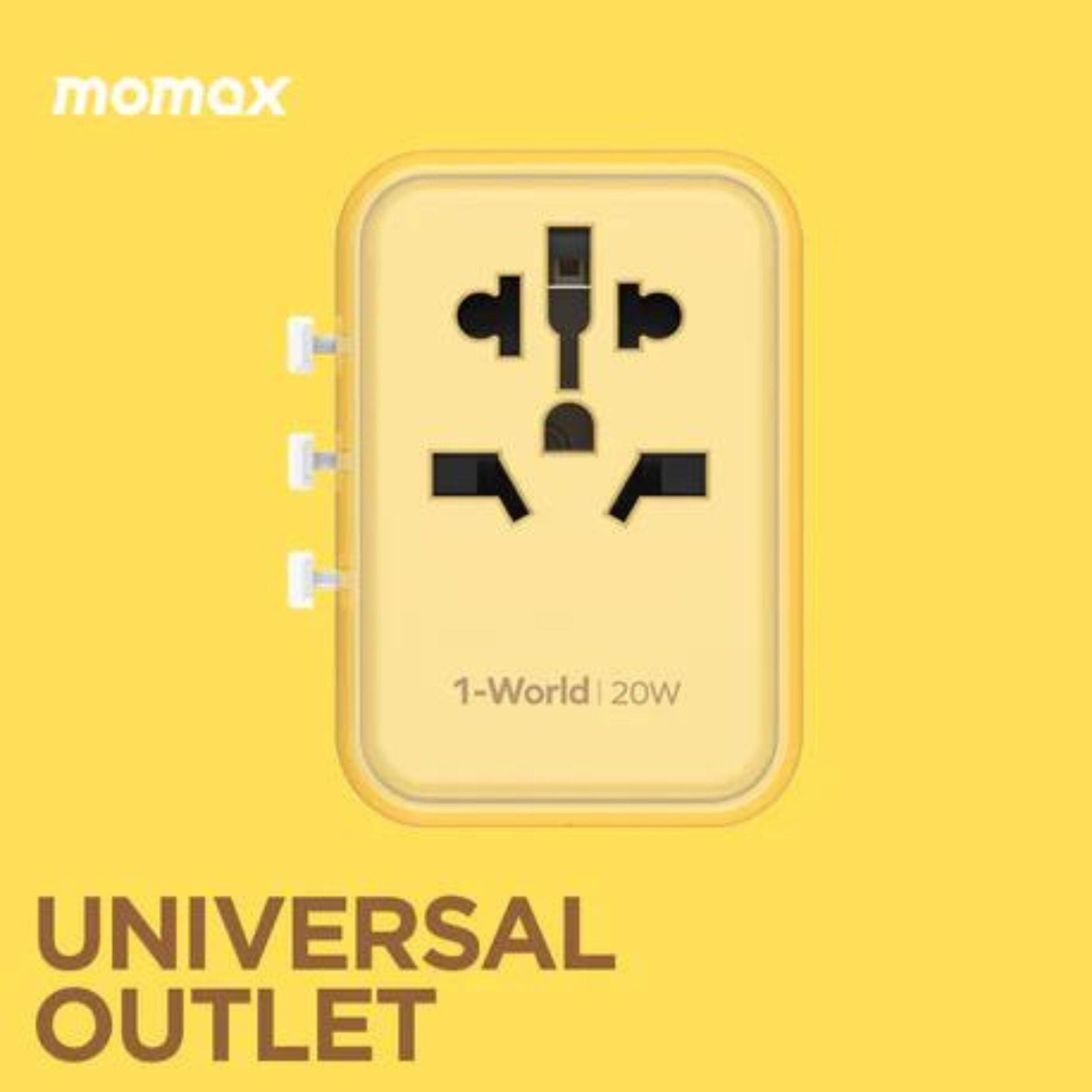 Momax 1-World PD Global Travel Fast Charging Socket 20W