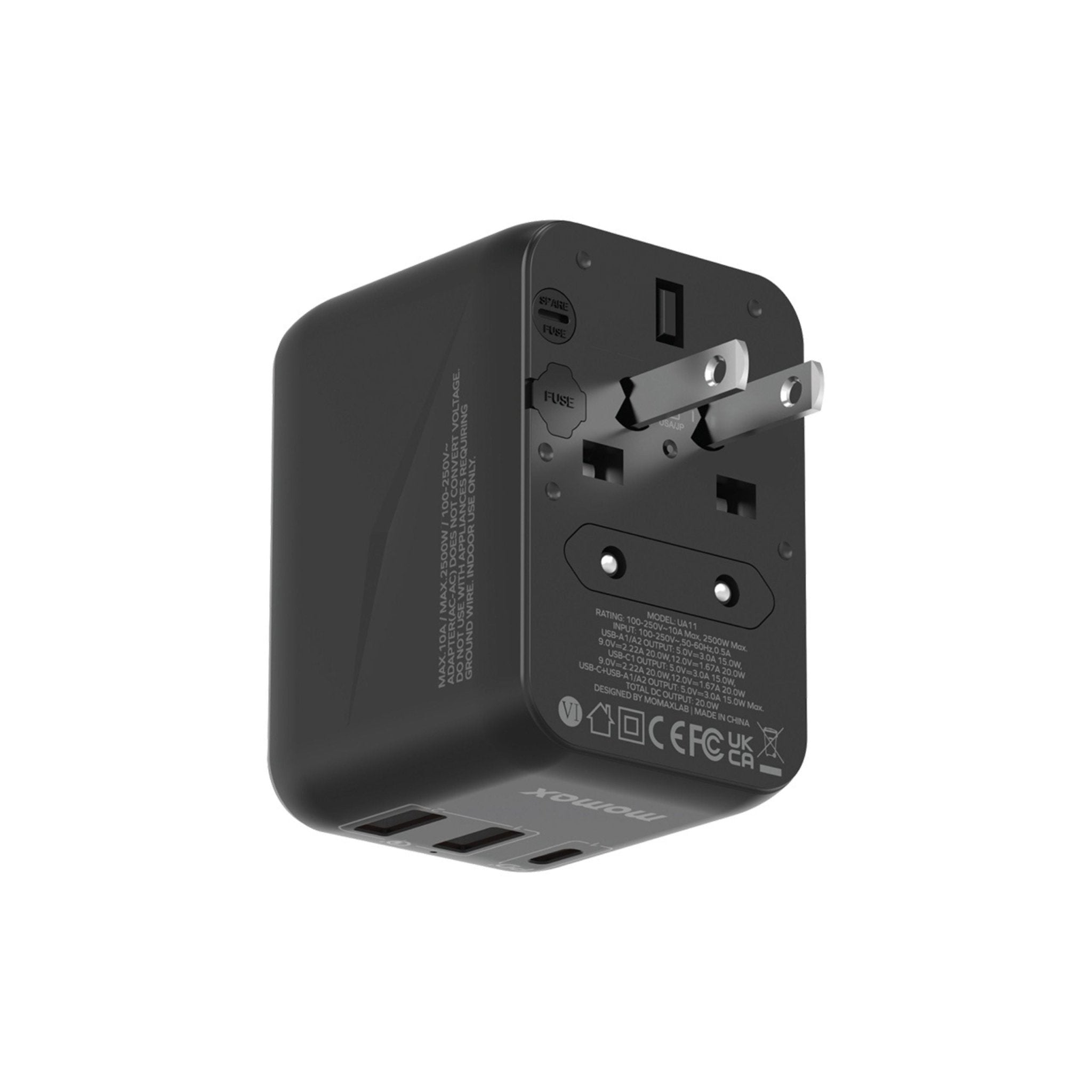 Momax 1-World PD Global Travel Fast Charging Socket 20W