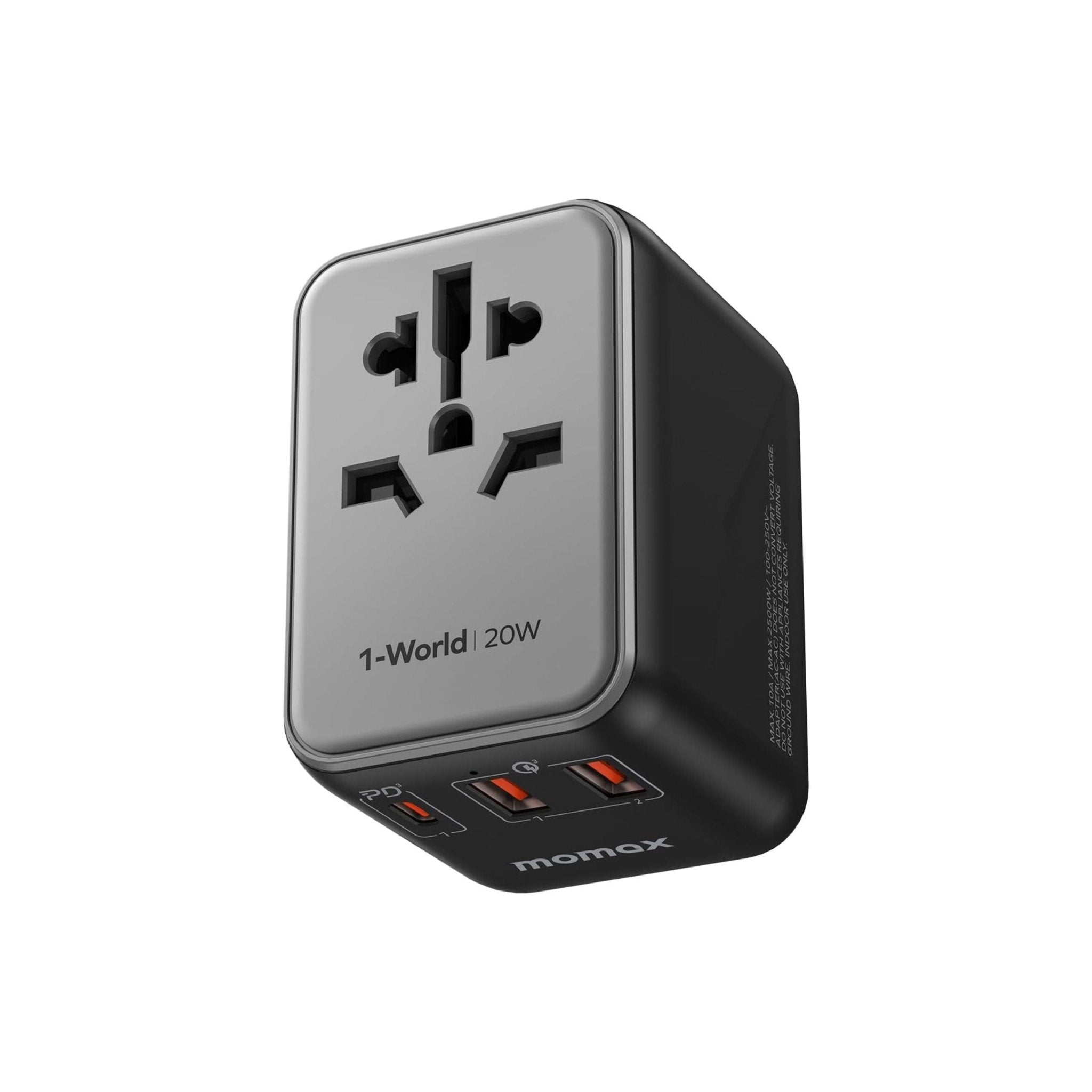 Momax 1-World PD Global Travel Fast Charging Socket 20W