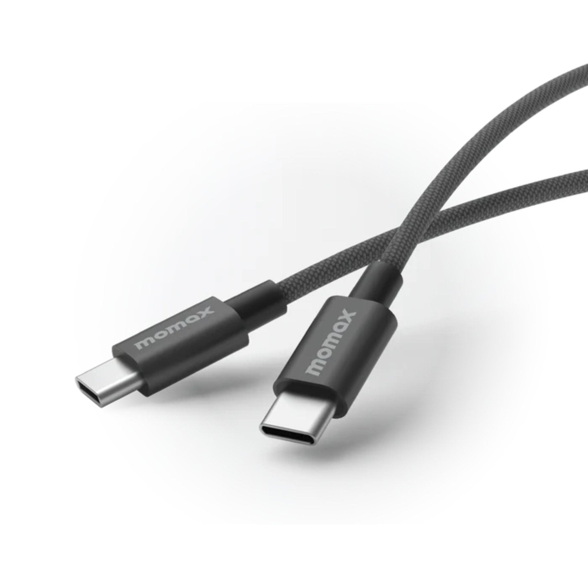 Momax Elite 60W USB-C TO USB-C Triple Braided Nylon Cable 1.5M - Black