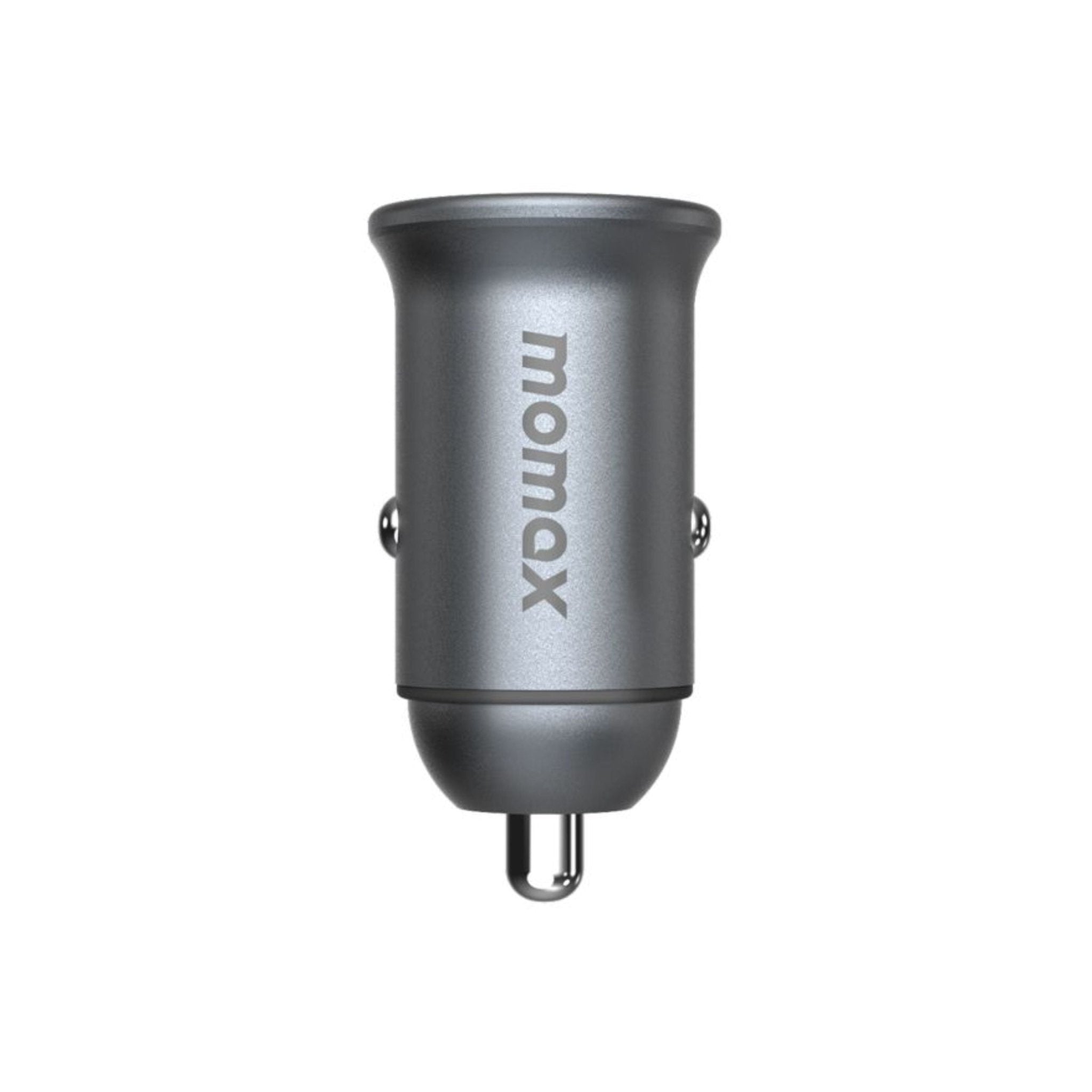Momax Move 30W Dual Port Car Charger - Gray