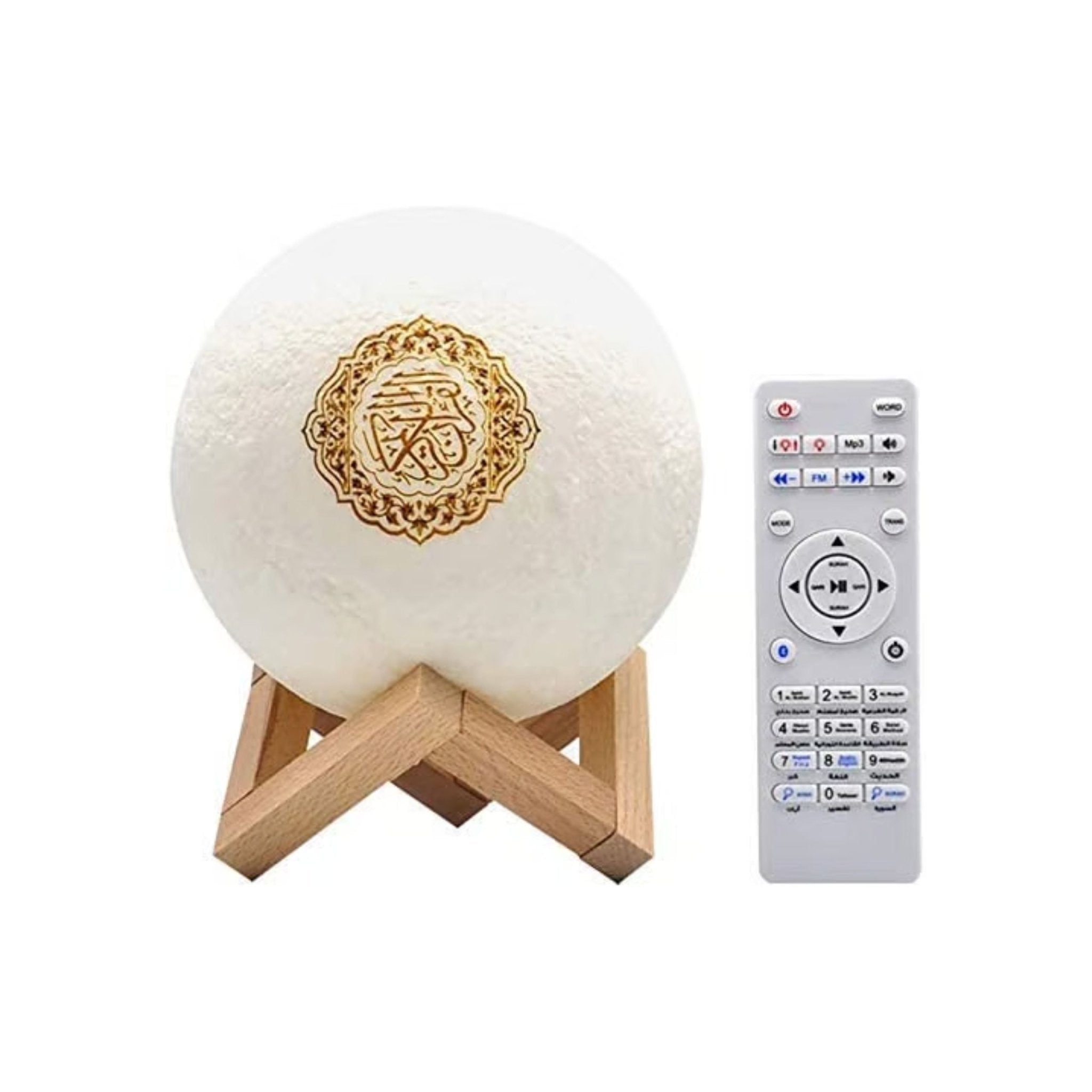 Moon Lamp Quran Speakers - 2 SQ-510 - White