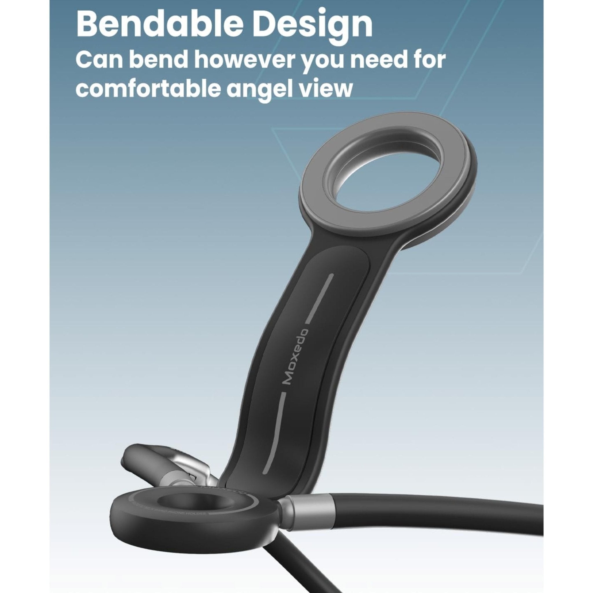 Moxedo Magnetic Neck Band Phone Holder - Black