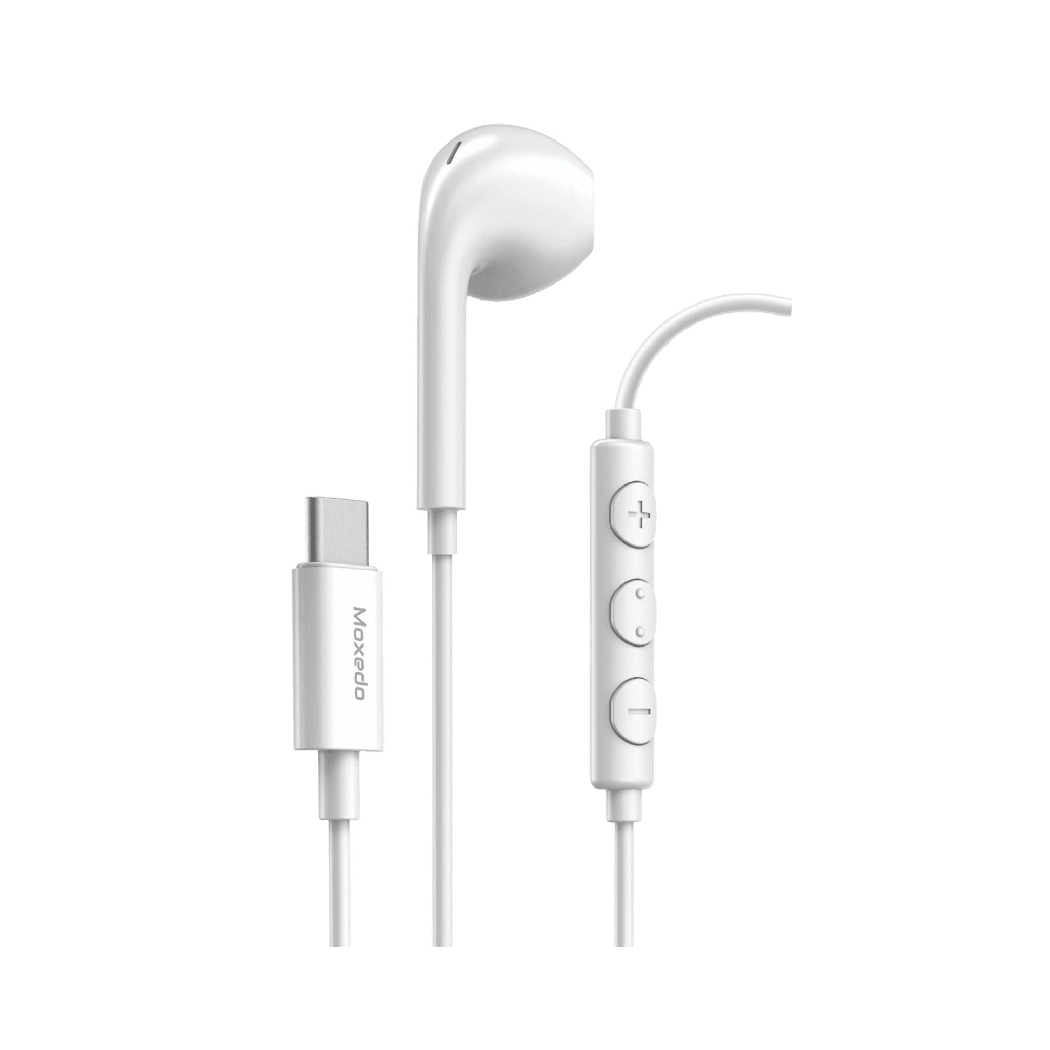 Moxedo Mono Stereo Earphones Built-in Microphone Type-C Connector