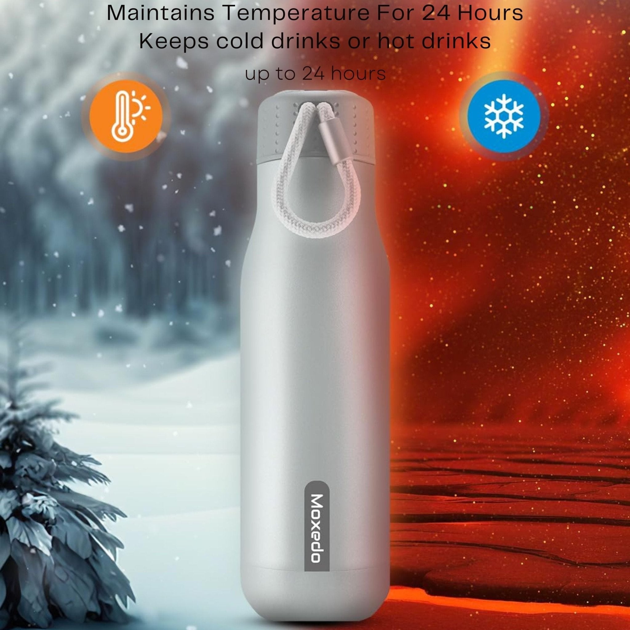 Moxedo Vacuum Flask Stainless Steel Double Wall Vacuum Insulated