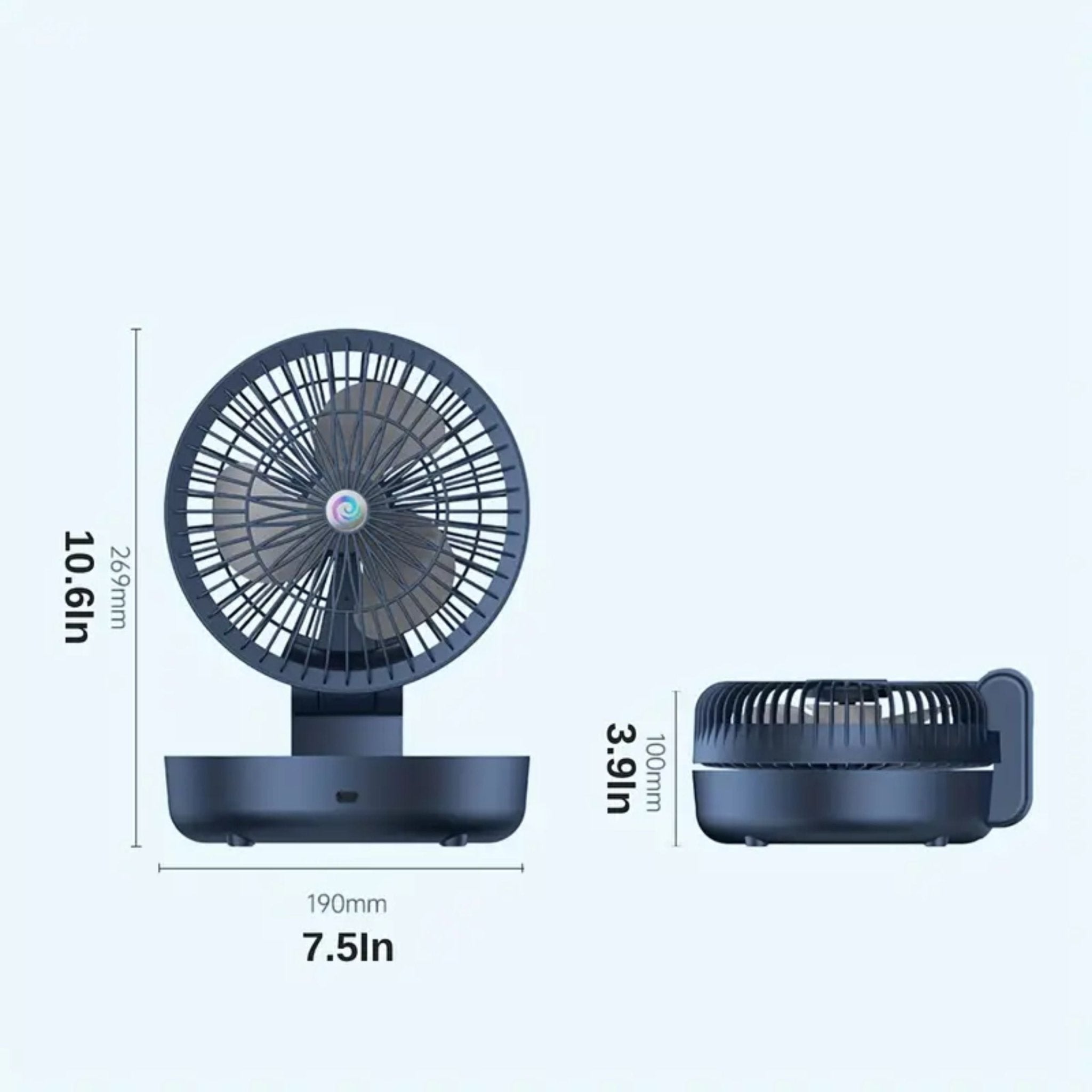Multifunctional Circulating Fan F911 - Blue