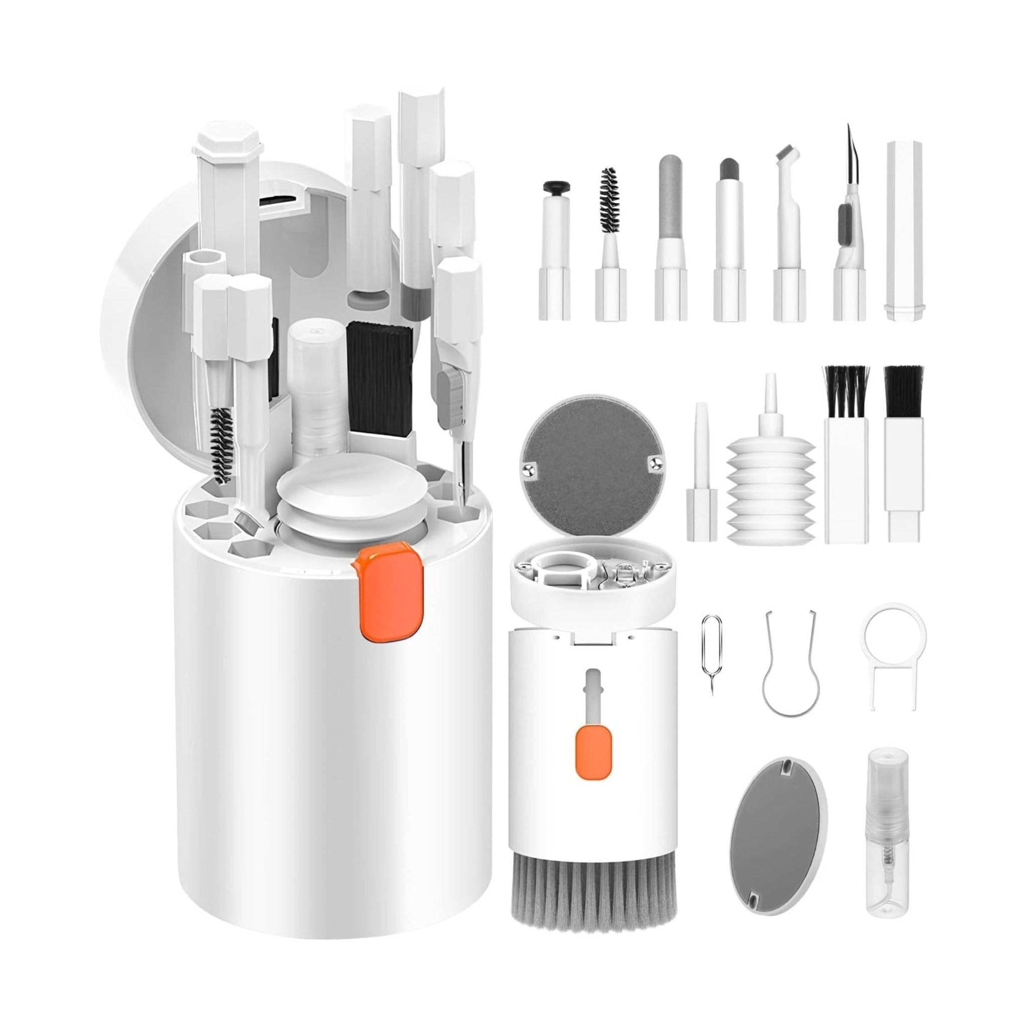 Multifunctional Cleaning Brush 20-in-1 Keyboard Cleaning Kit - White