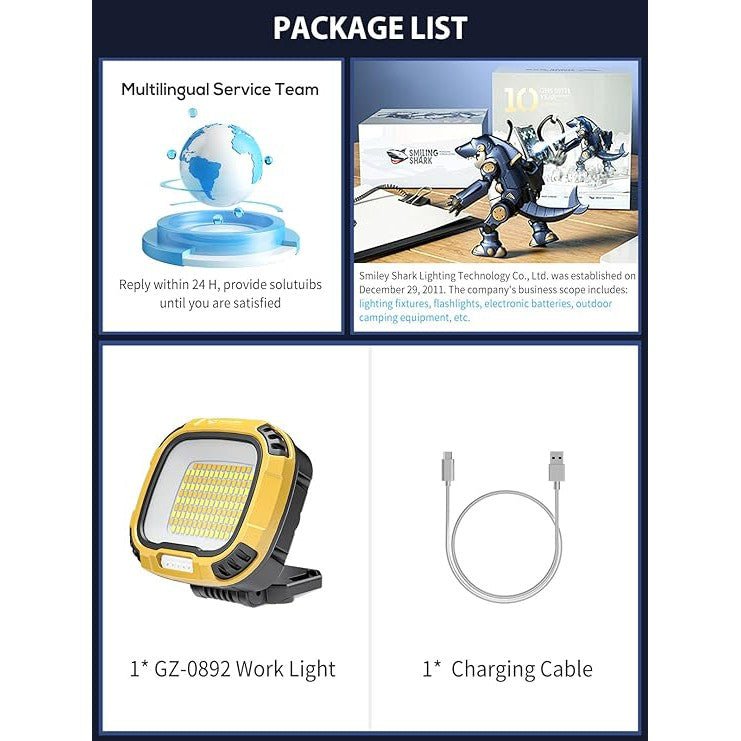 Multifunctional Work Light TW - 1057 - Yellow