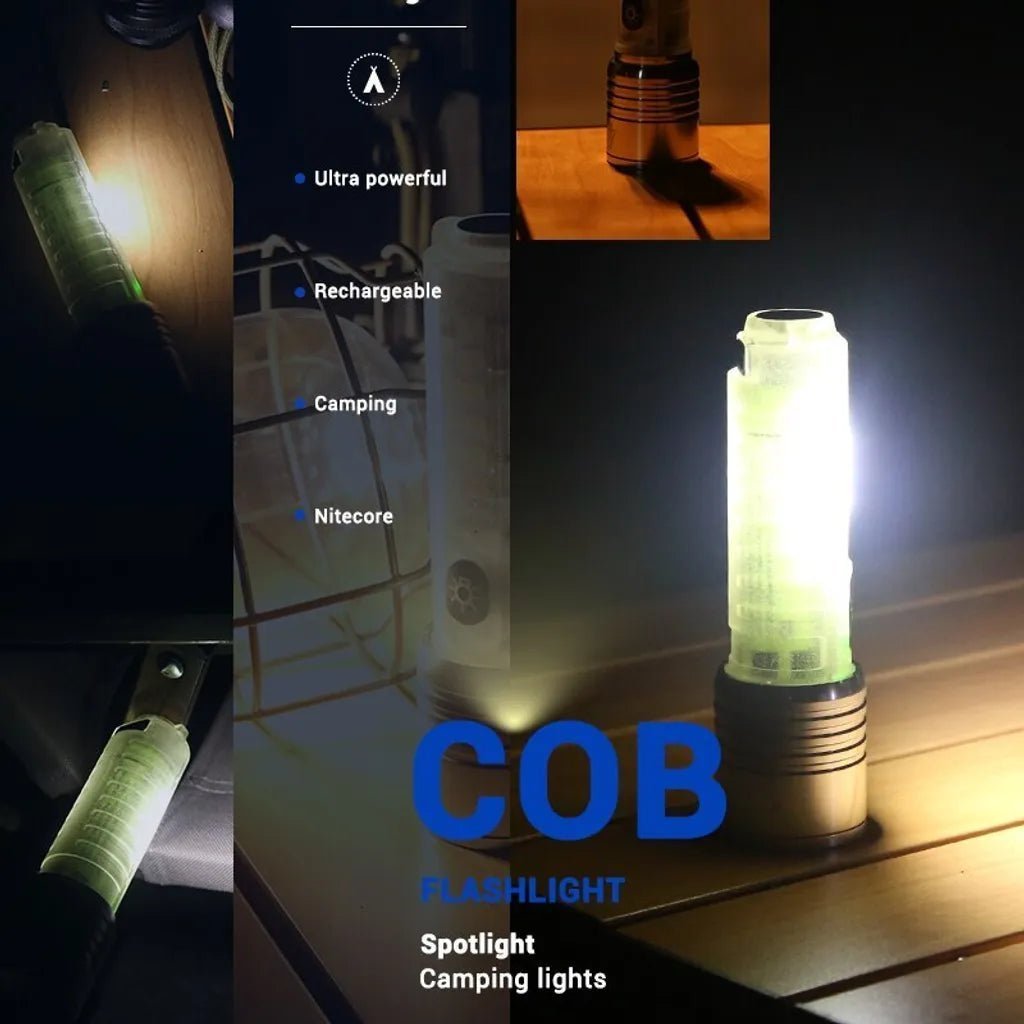 Multifunctional Zoom Rechargeable Flashlight 520A