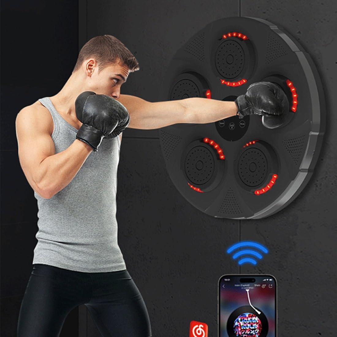 Music Game Boxing Machine - Black