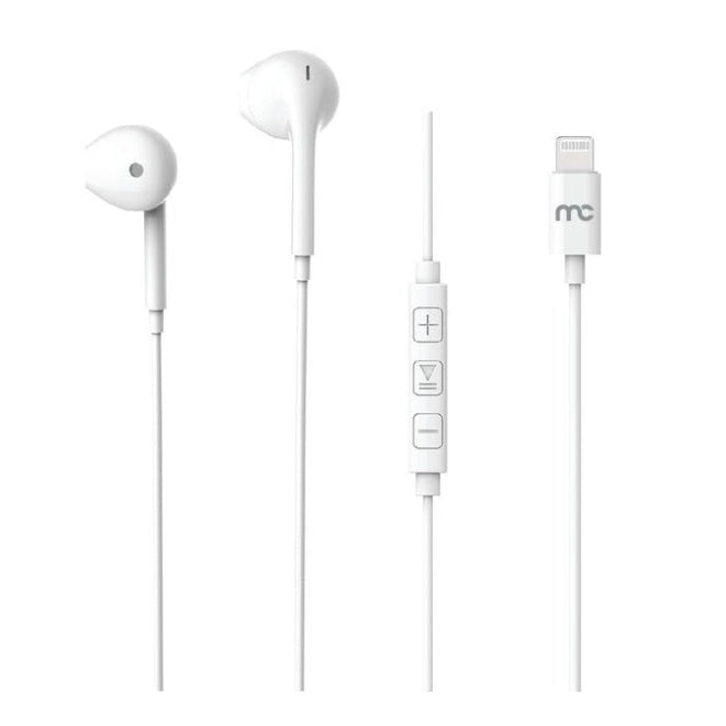Mycandy Wired Stereo Headset WSHF3 With Lightning Connector - White