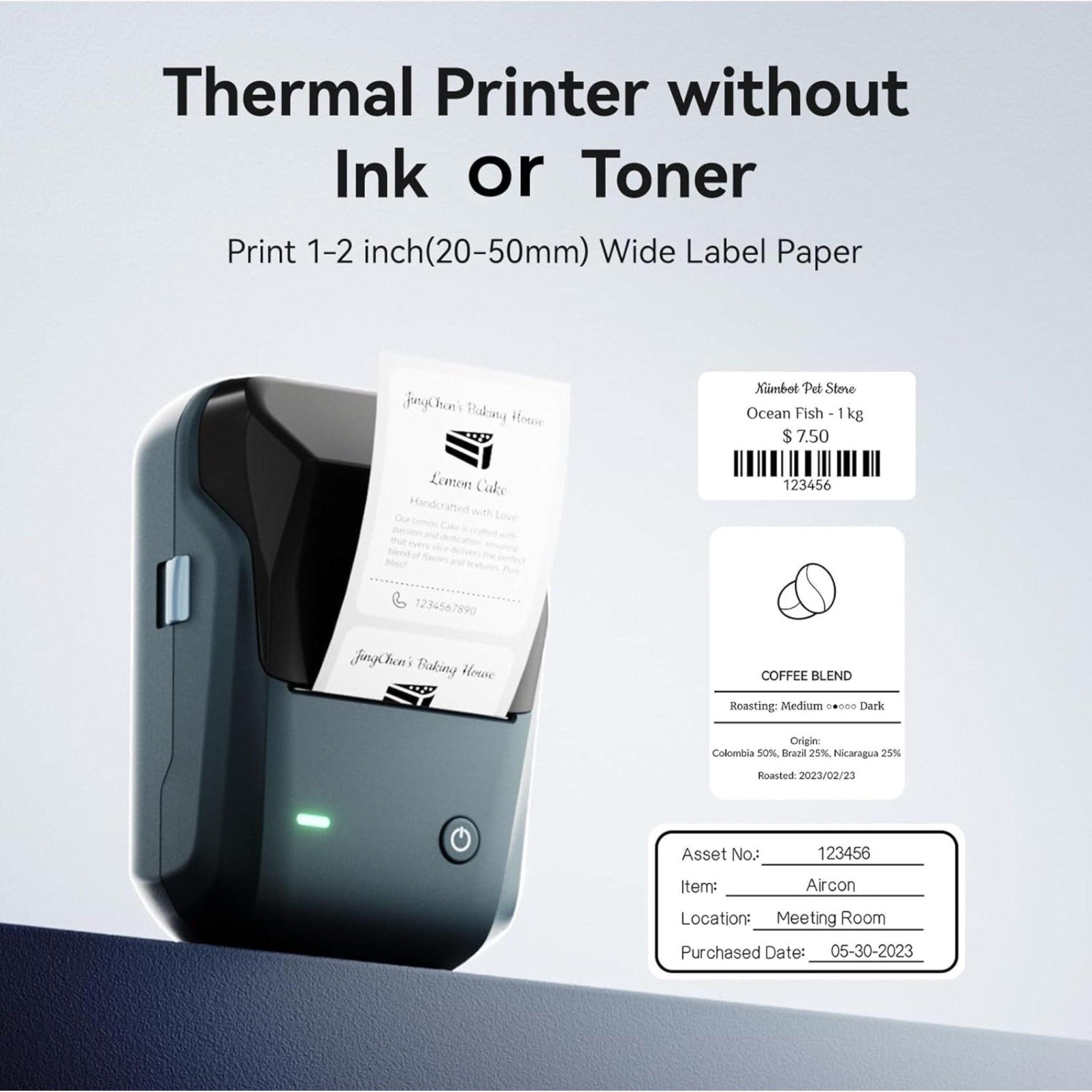 NIIMBOT B1 Label Maker Bluetooth Portable Label Printer