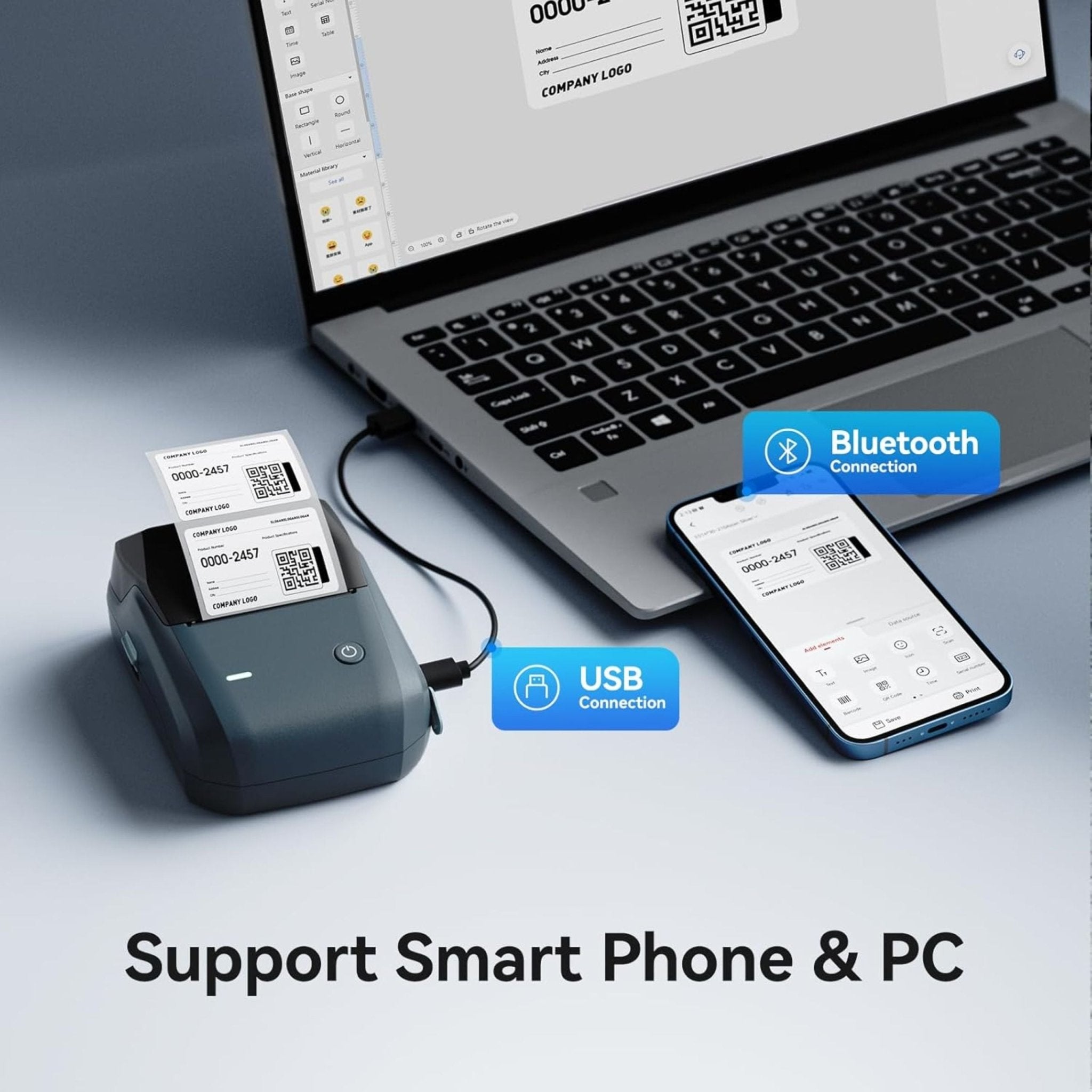 NIIMBOT B1 Label Maker Bluetooth Portable Label Printer