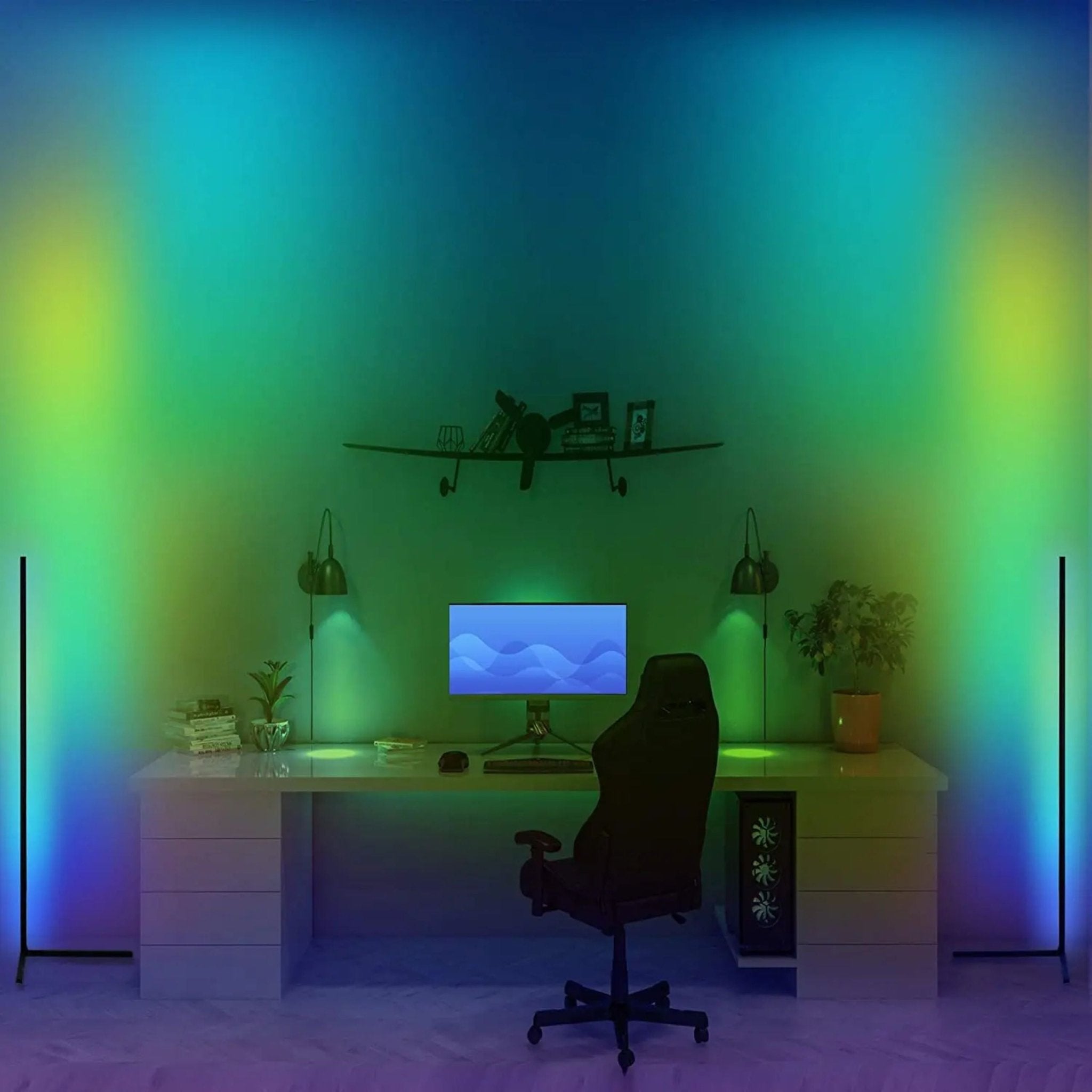 New Minimalist Led Corner Floor