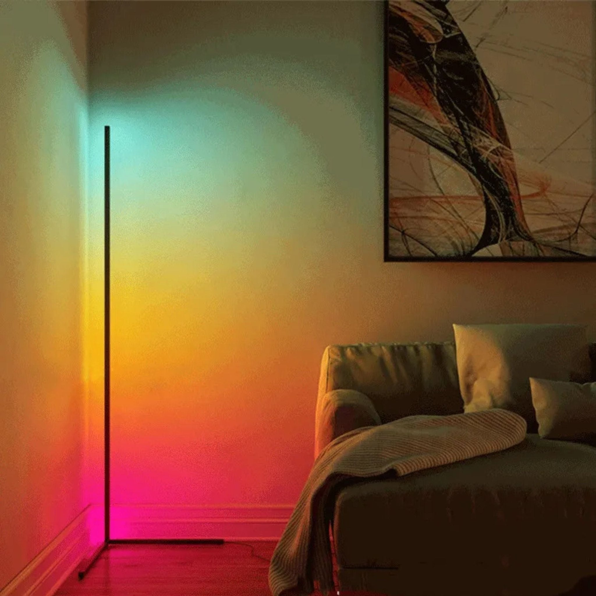 New Minimalist Led Corner Floor