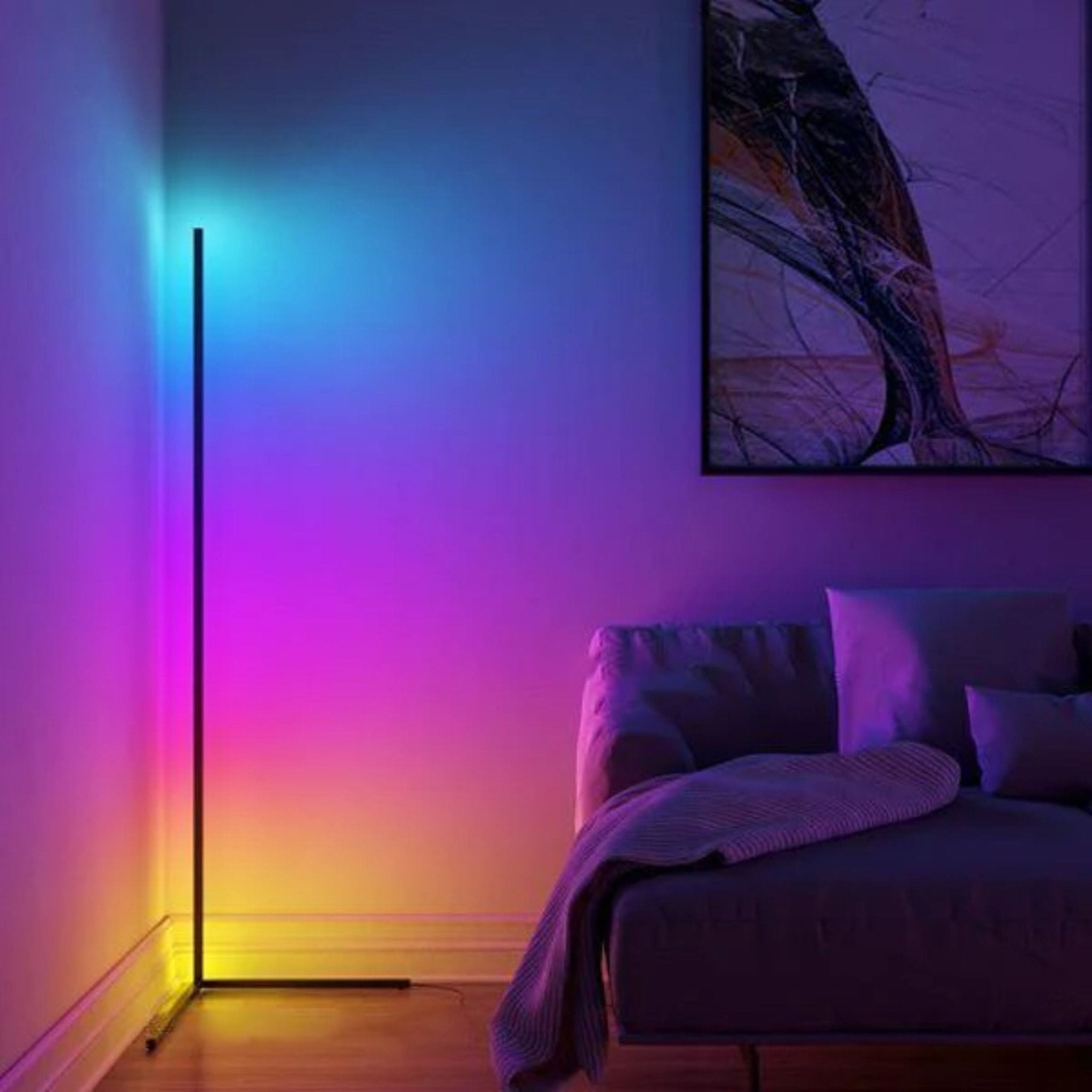New Minimalist Led Corner Floor