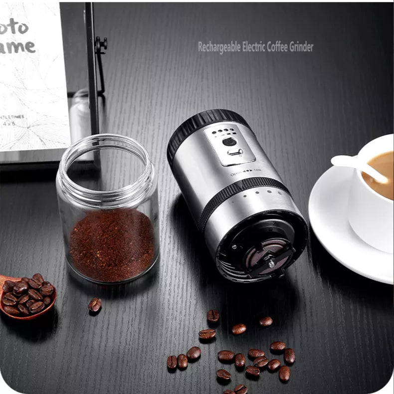 Omega Korea 1 Portable Electric Coffee Grinder | USB Rechargeable Travel Coffee Machine