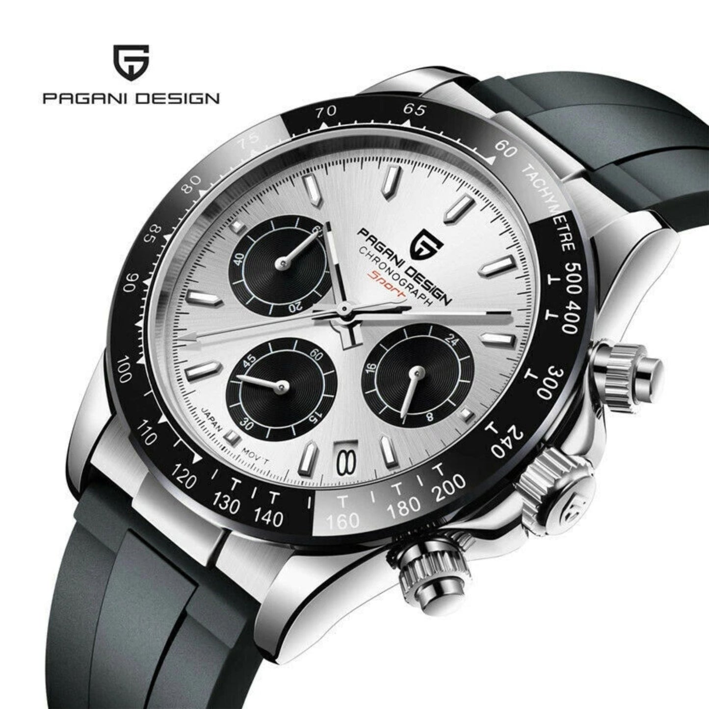 PAGANI DESIGN Men's Chronograph Benyar Watch - Black