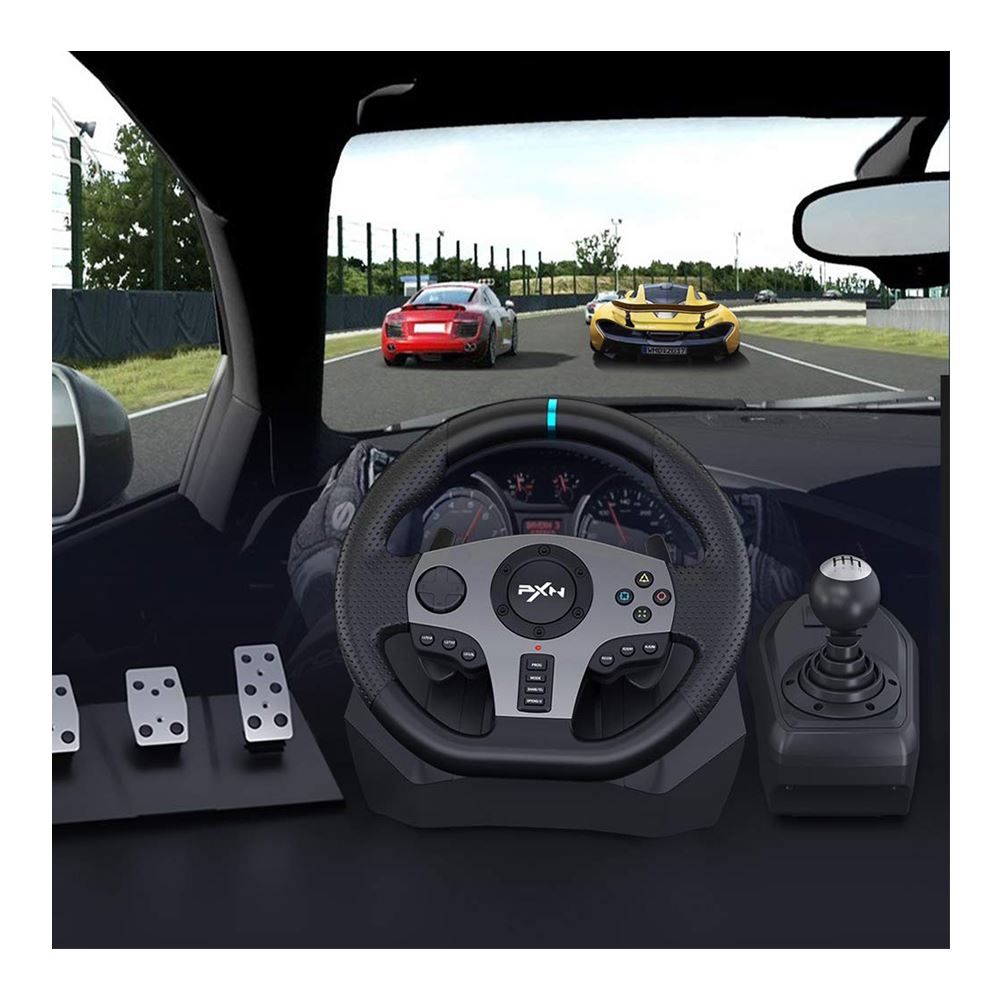 PXN V9 Gaming Racing Wheel -Black
