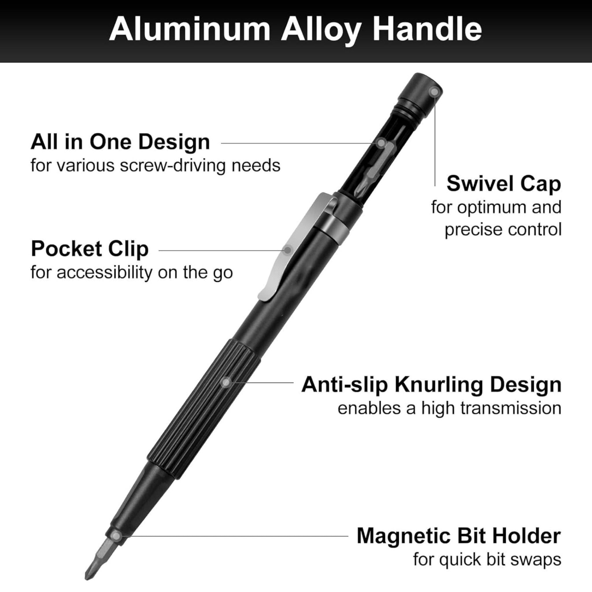 Pen Type Screwdriver 13 IN 1 - Black