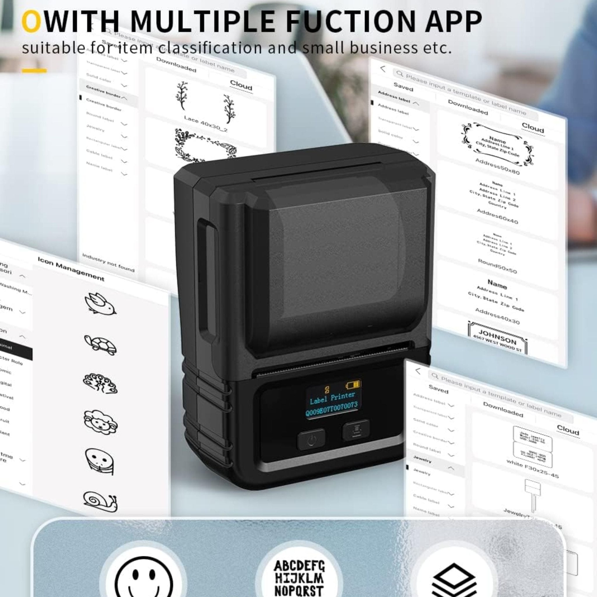 Phomemo Smart Label Printer M120