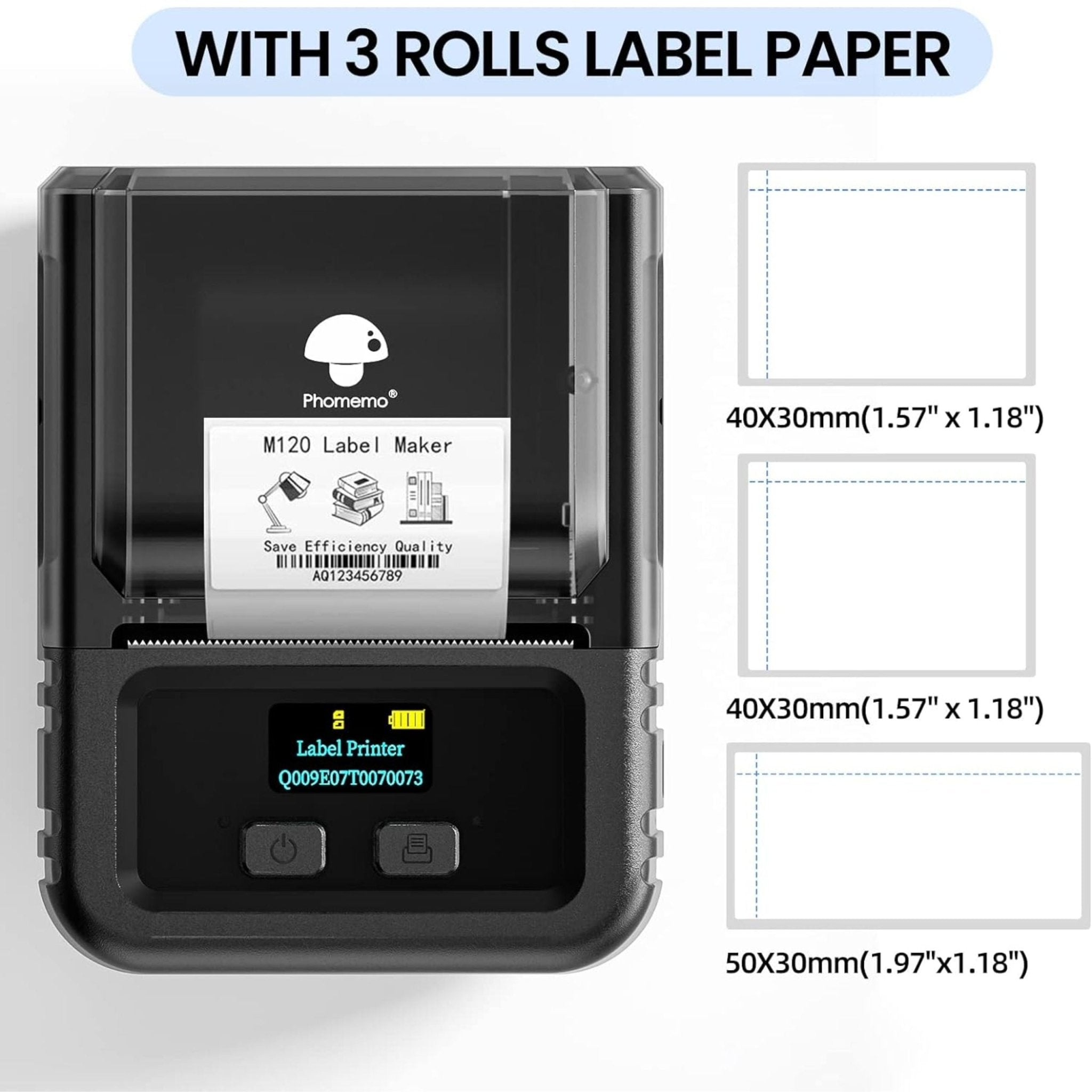 Phomemo Smart Label Printer M120