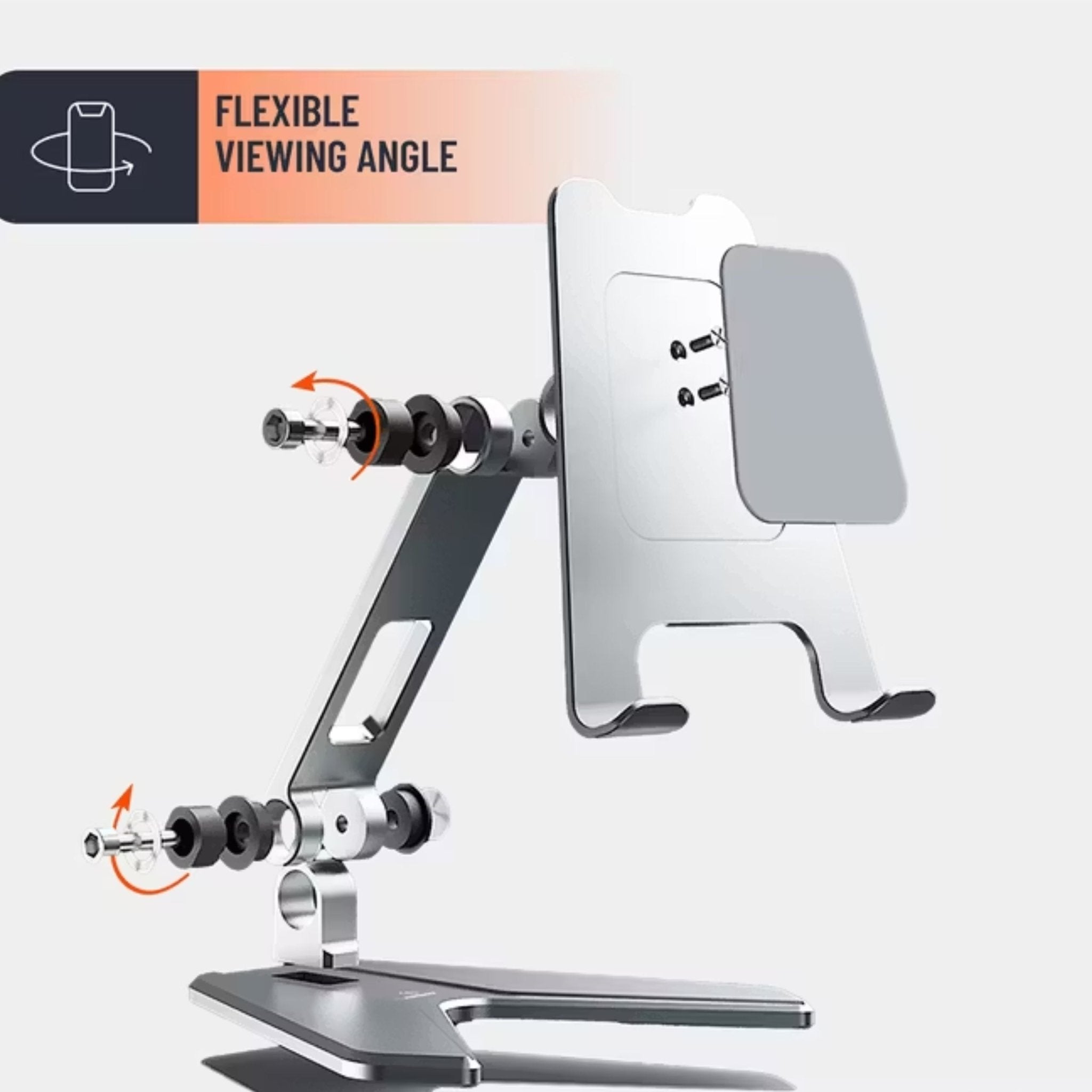 Porodo Folding Mobile Stand HS21 - Silver