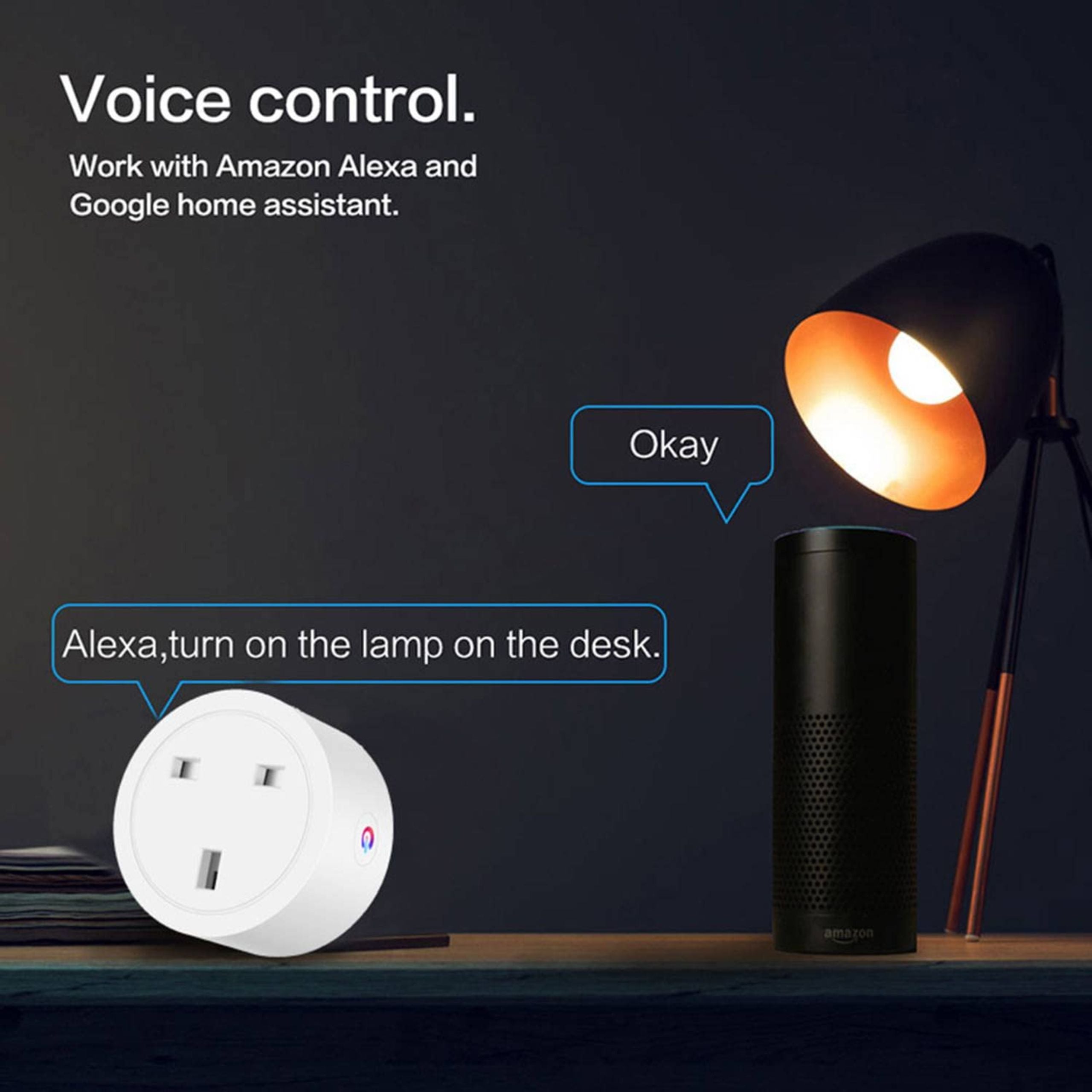 Porodo Lifestyle Dual Smart Wifi i Plug UK16A - White