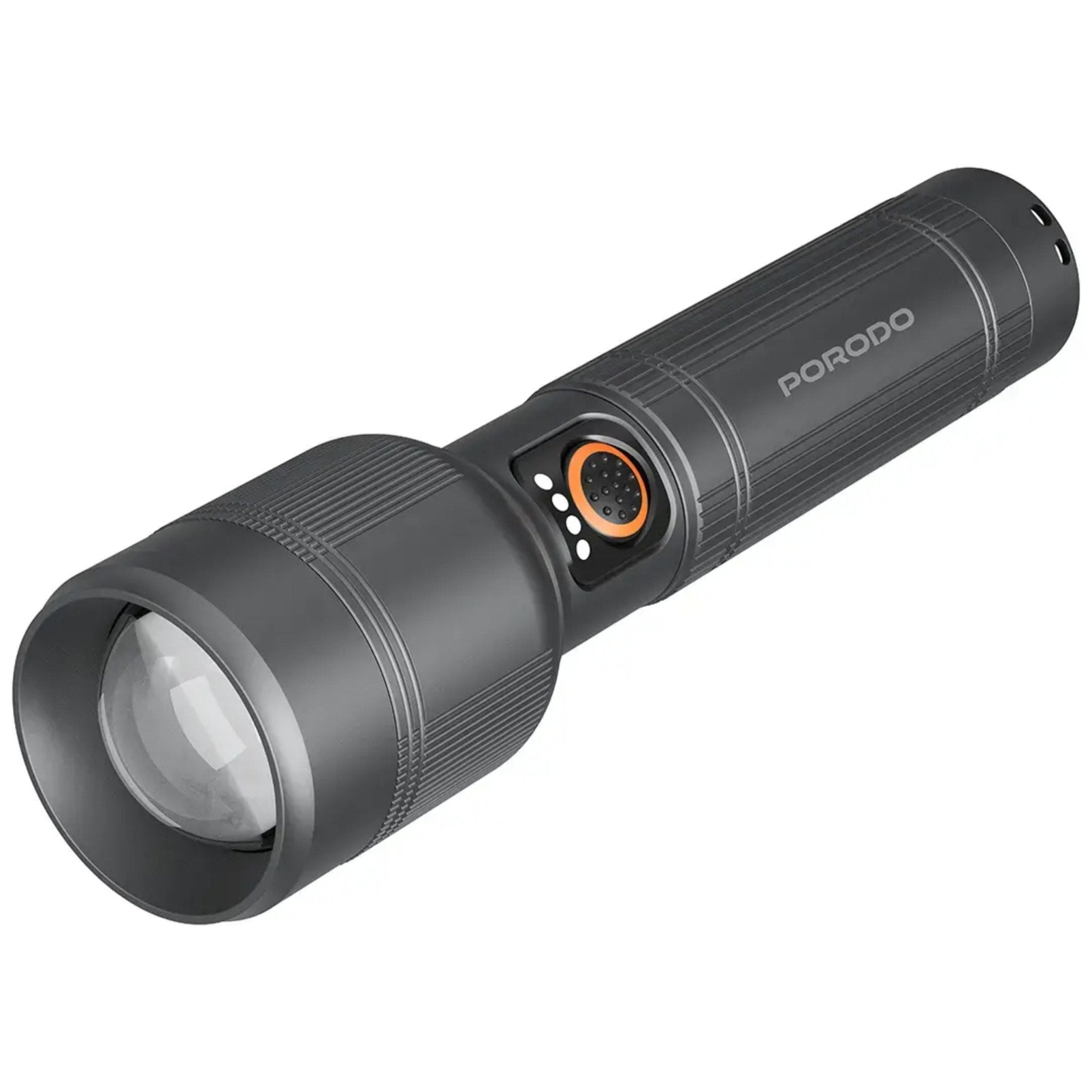 Porodo Lifestyle Lumalite 2600 Rechargeable Flashlight - Grey