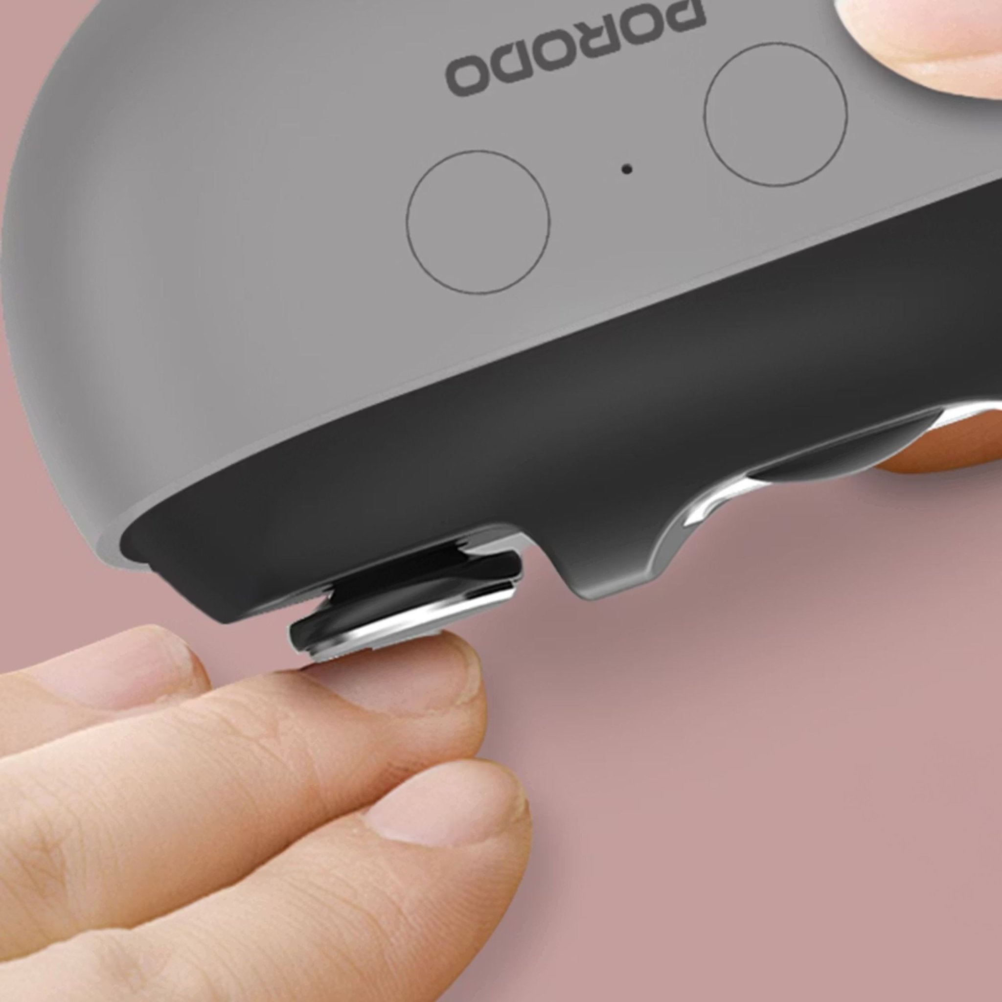 Porodo Multi-Function Electric Nail Clipper - Gray