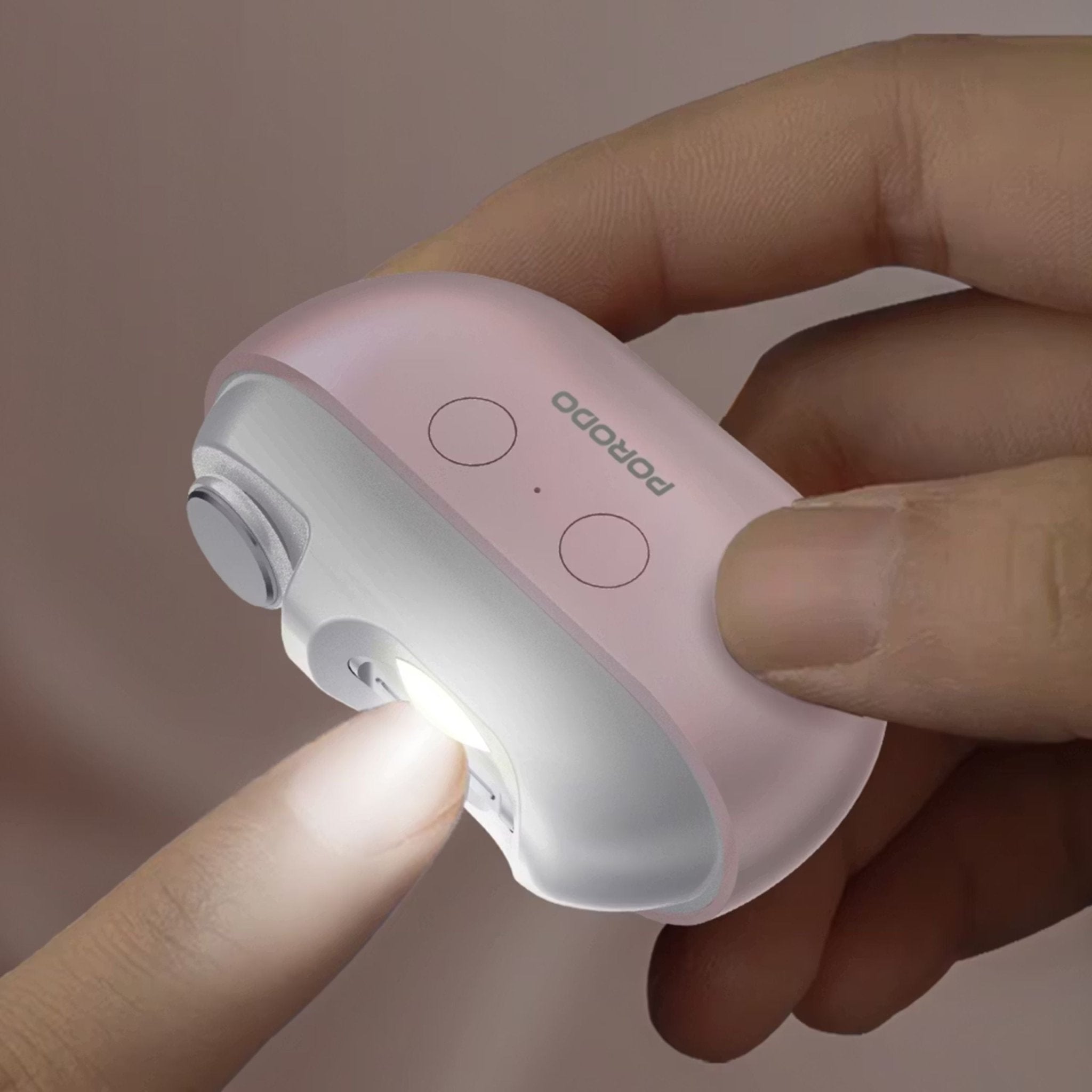 Porodo Multi-Function Electric Nail Clipper - Pink