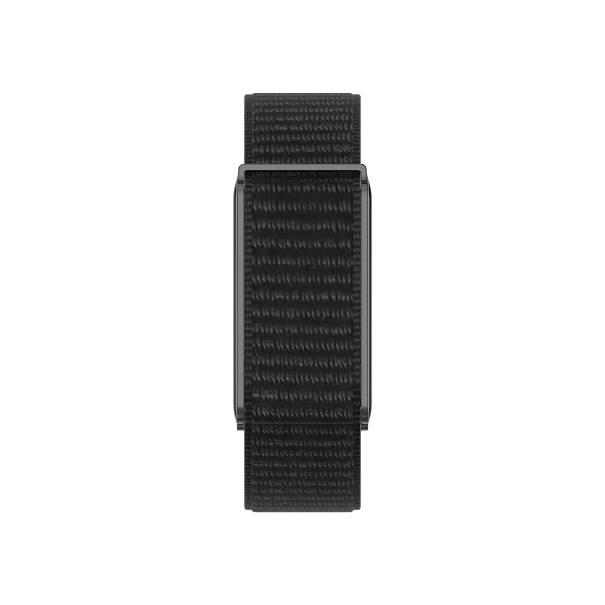 Porodo Screenless Smart Fitness Band with Black & Orange Strap - Silver Case