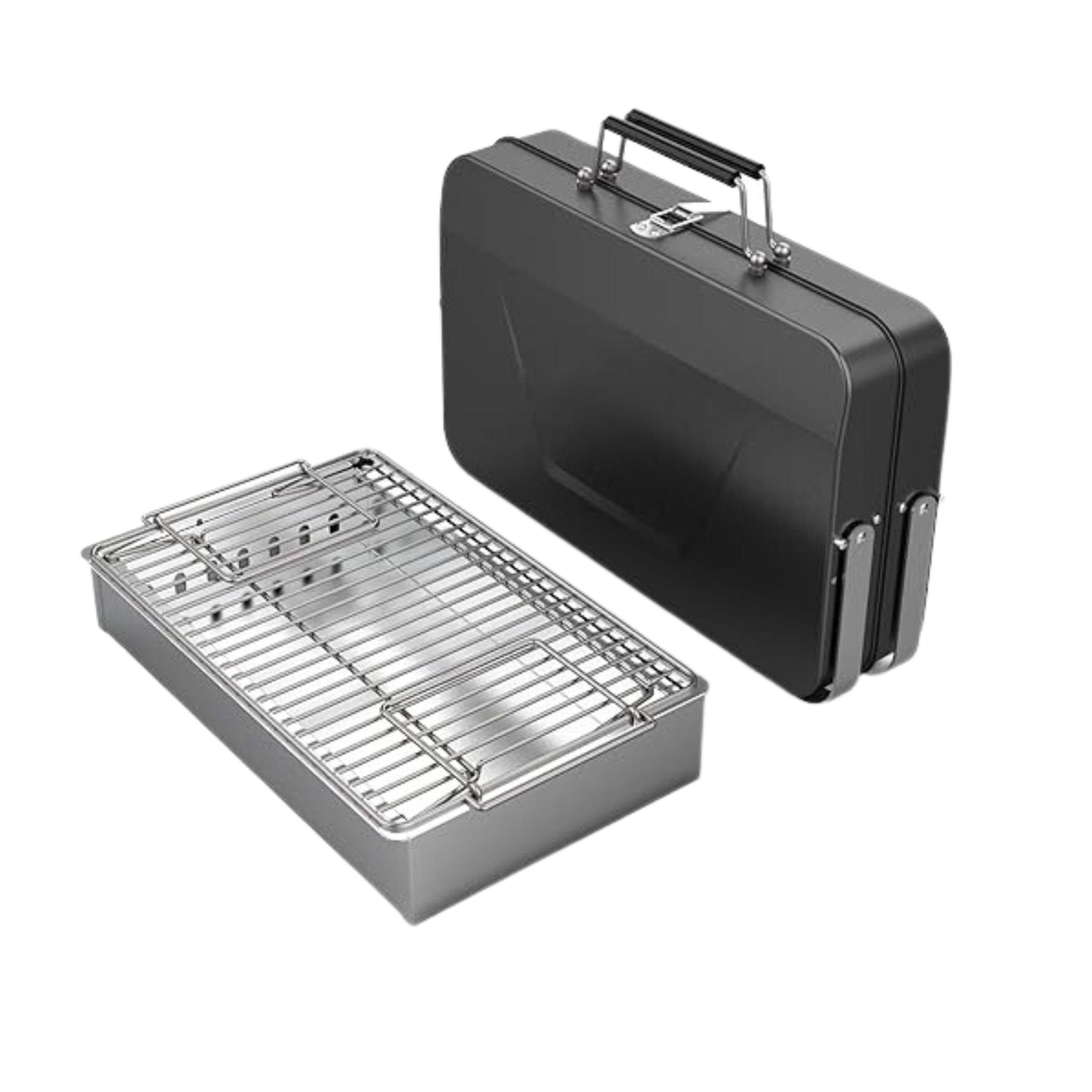 Portable Charcoal BBQ Grill - Black