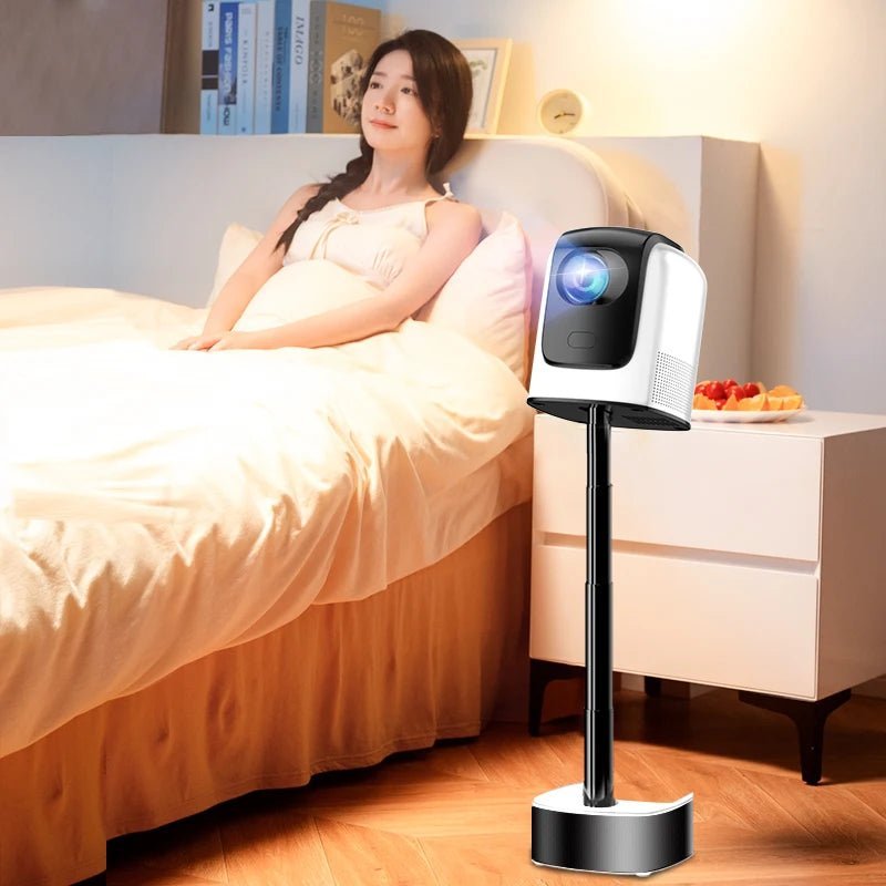 Portable Intelligent Projector WiFi Support 1080p 28.2Inch - Gray