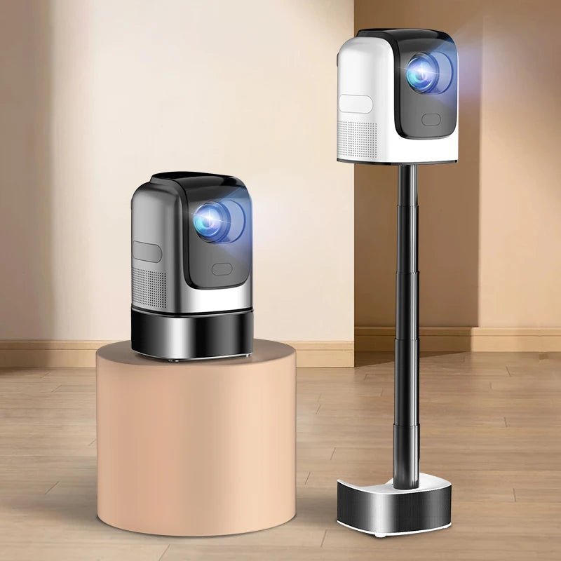 Portable Intelligent Projector WiFi Support 1080p 28.2Inch - Gray