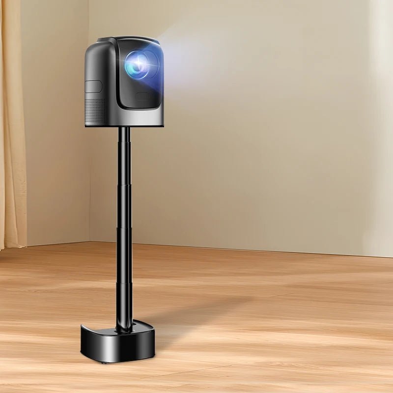 Portable Intelligent Projector WiFi Support 1080p 28.2Inch - Gray