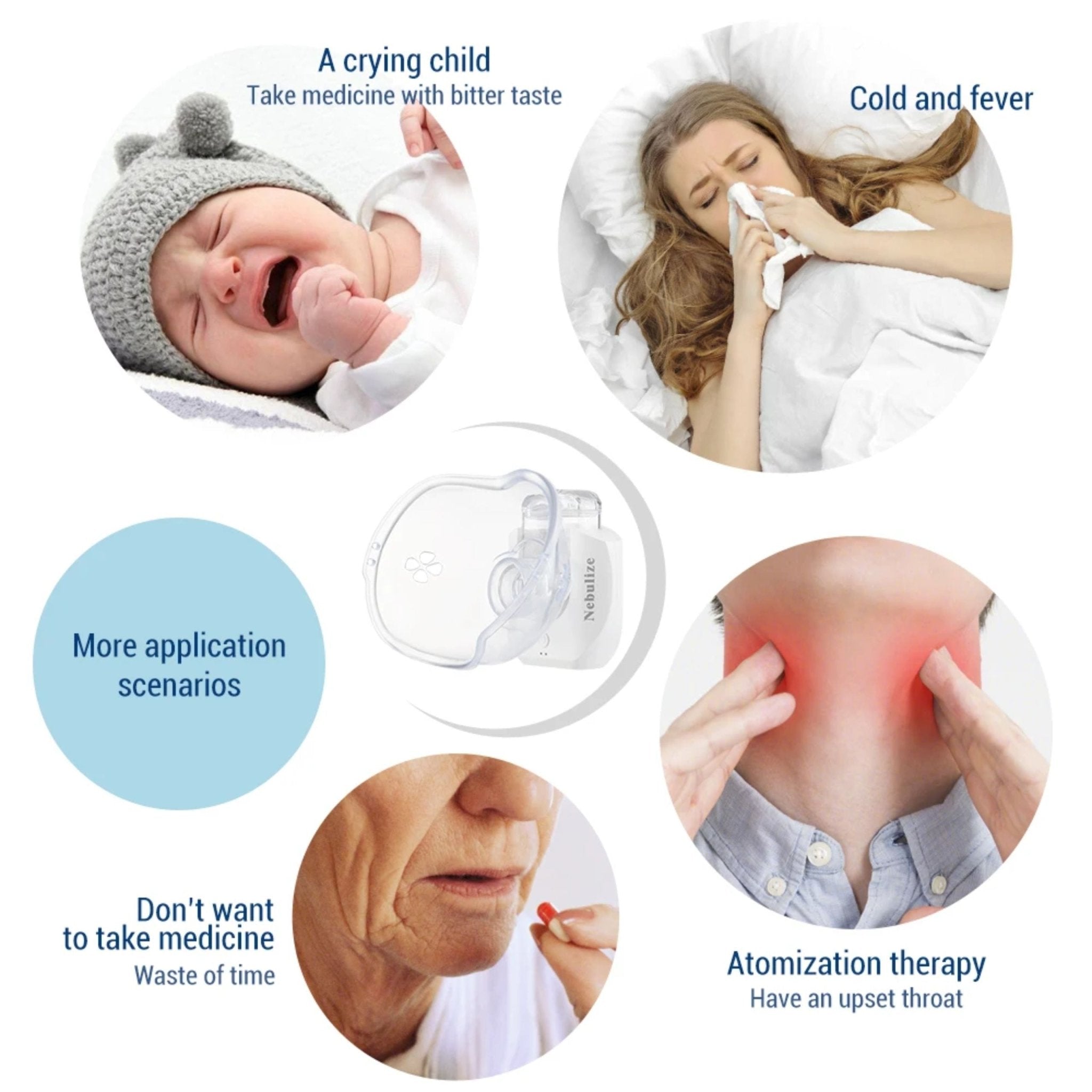 Portable Nebulizer HSK-W005 - White
