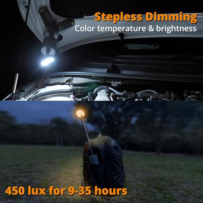 Portable Telescopic Camping Light 10000Mah