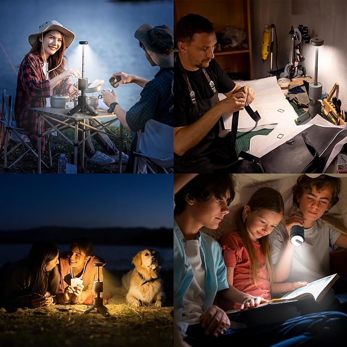 Portable Telescopic Camping Light 10000Mah