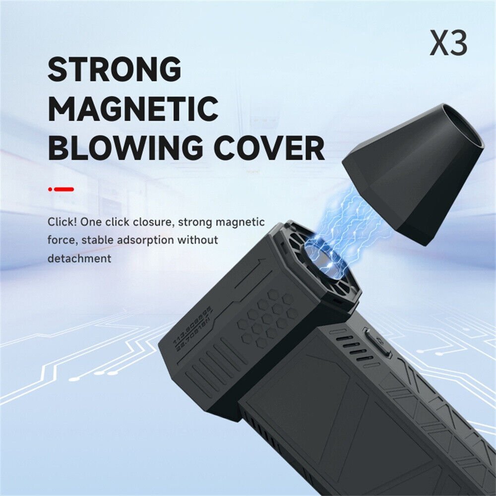 Powerful Mini Jet Fan X30A - Gray
