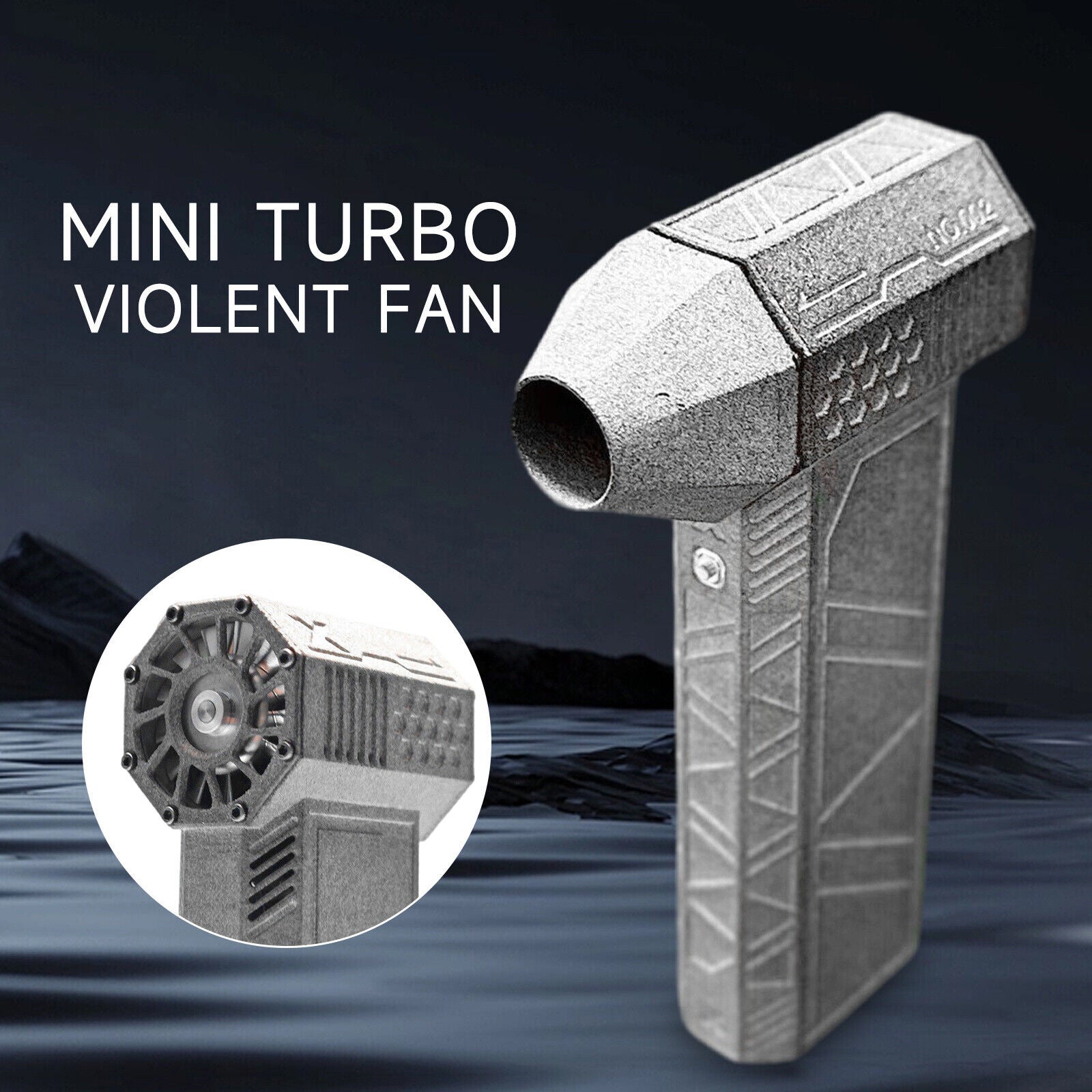 Powerful Mini Jet Fan X30A - Gray