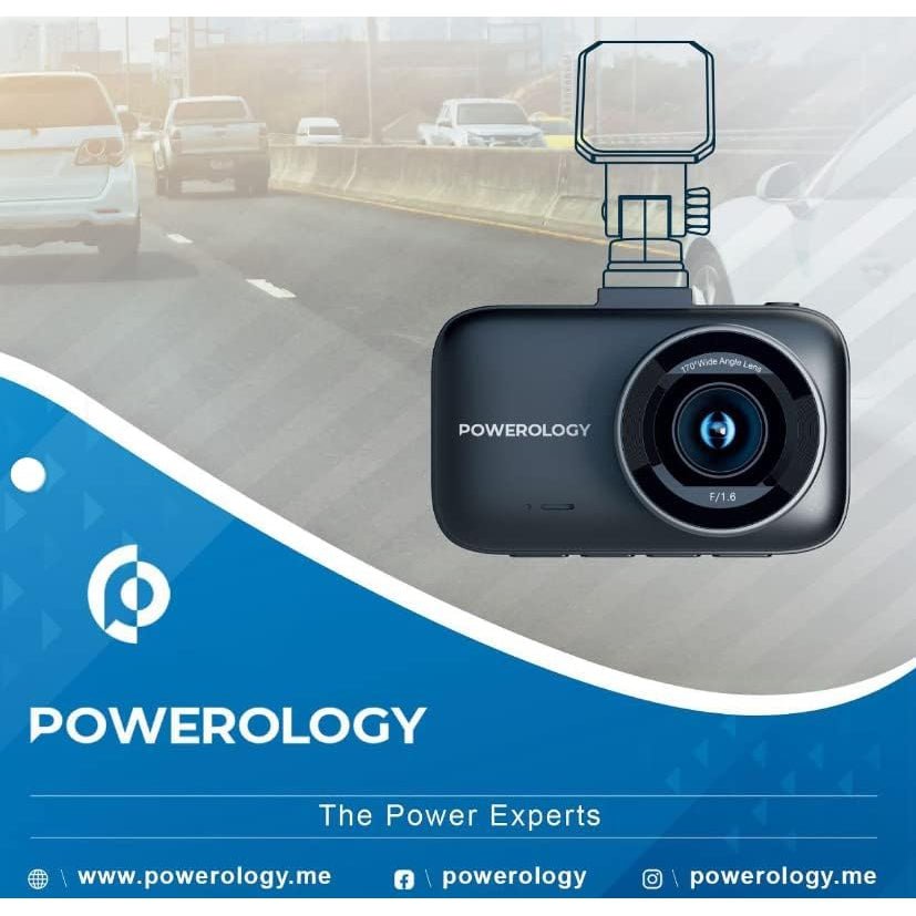 Powerology Dash Camera Ultra 4K - Black