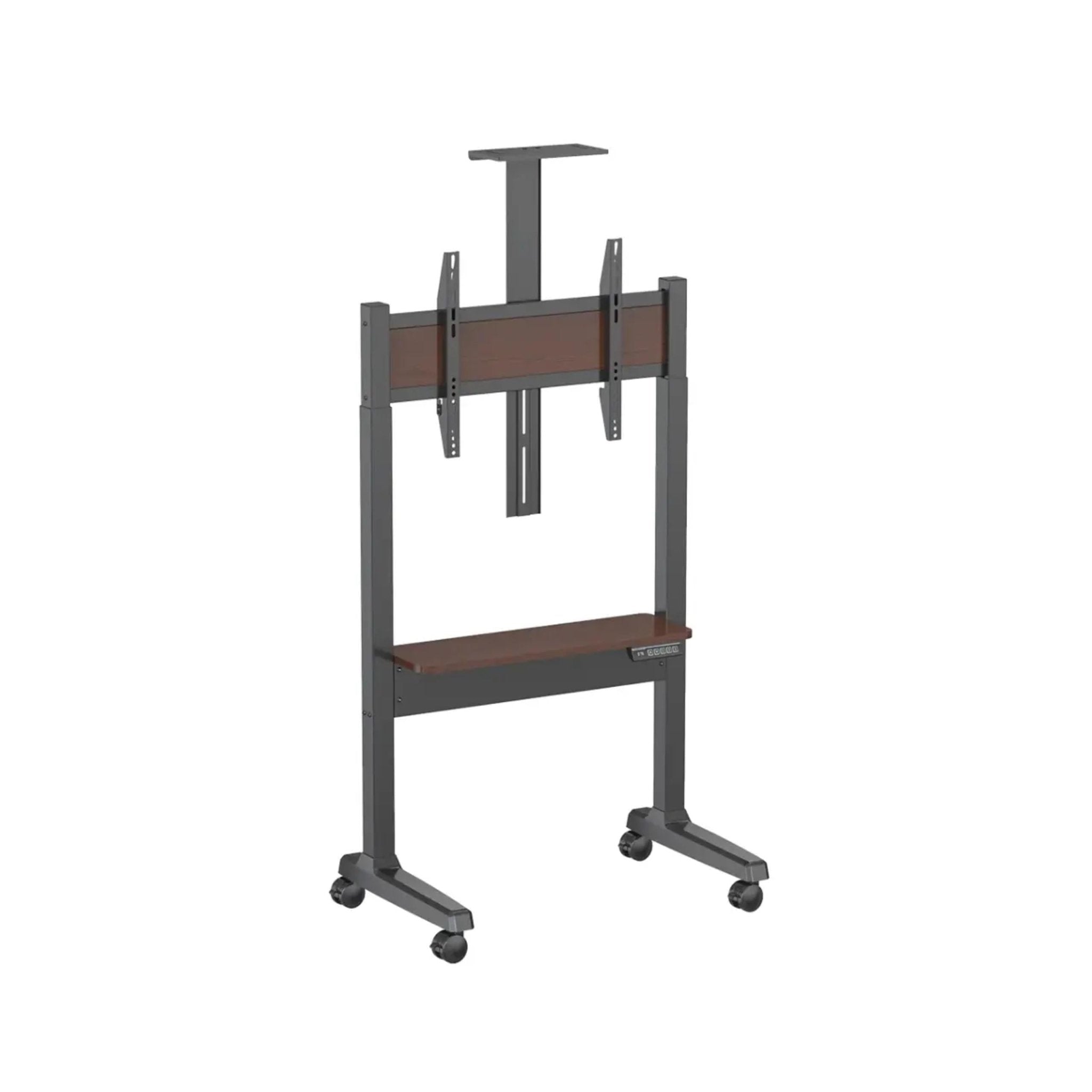 Powerology Electric TV Stand with Vertical Height Adjustment