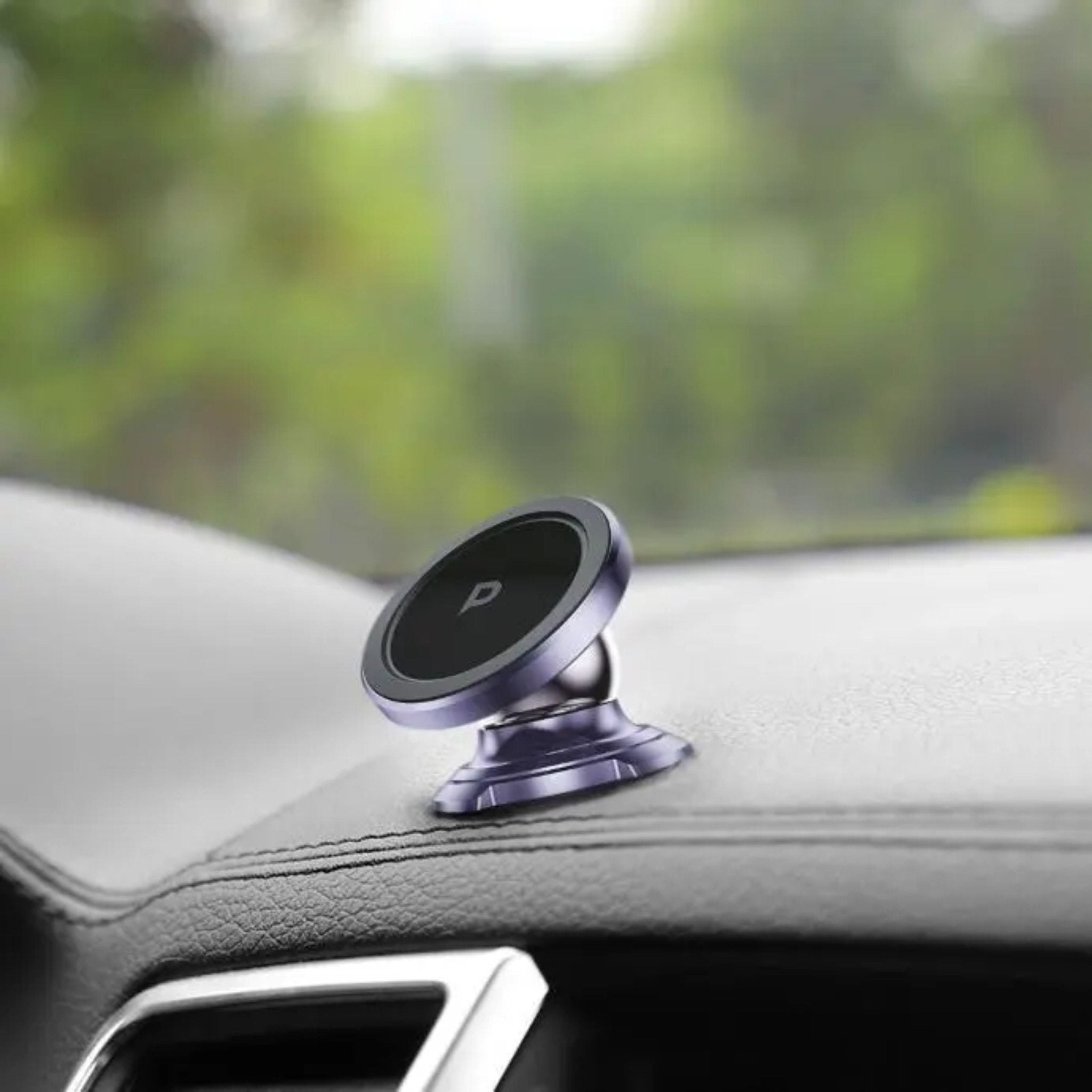 Powerology Heavy Duty Magnetic Car Mount 360 Rotatable - Purple