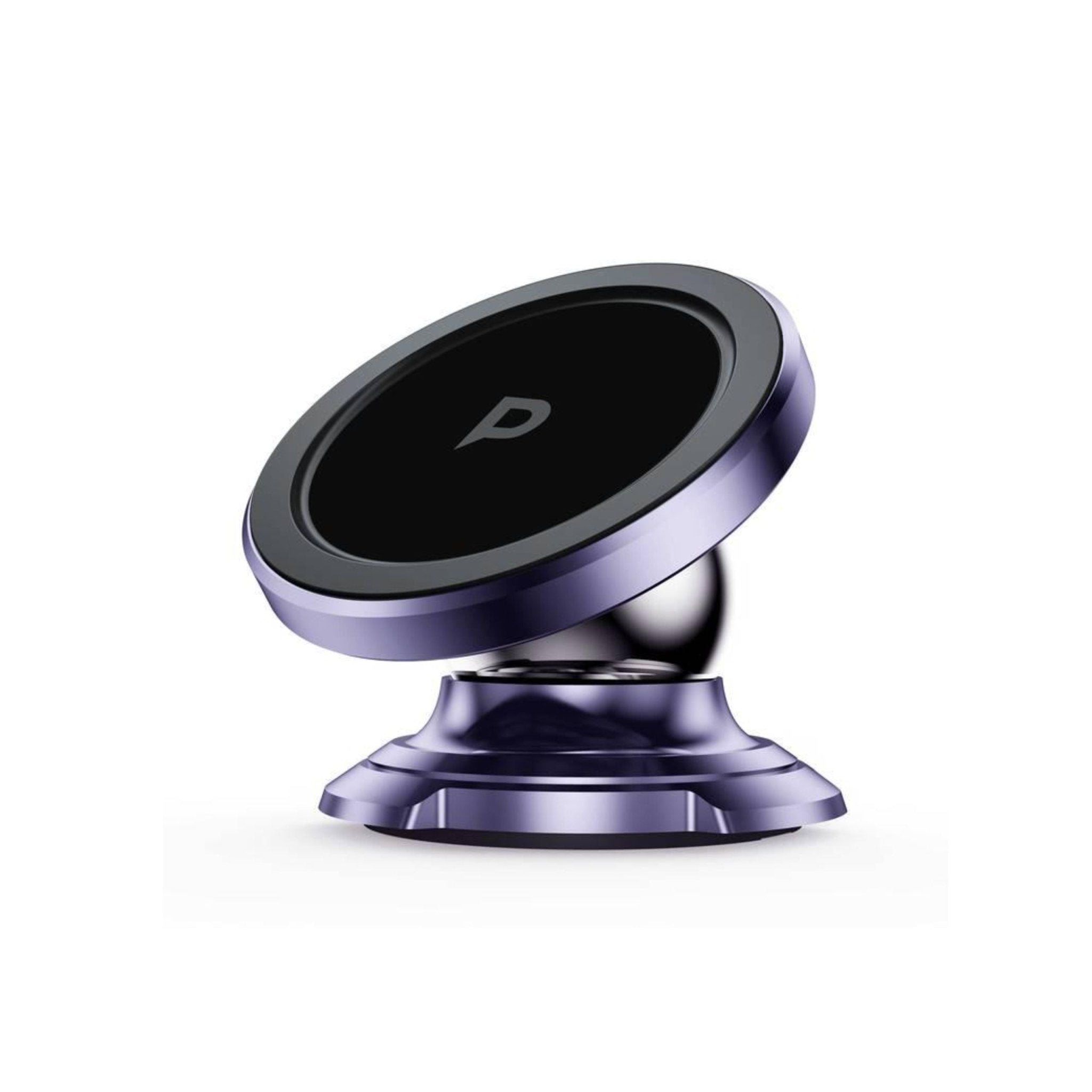 Powerology Heavy Duty Magnetic Car Mount 360 Rotatable - Purple