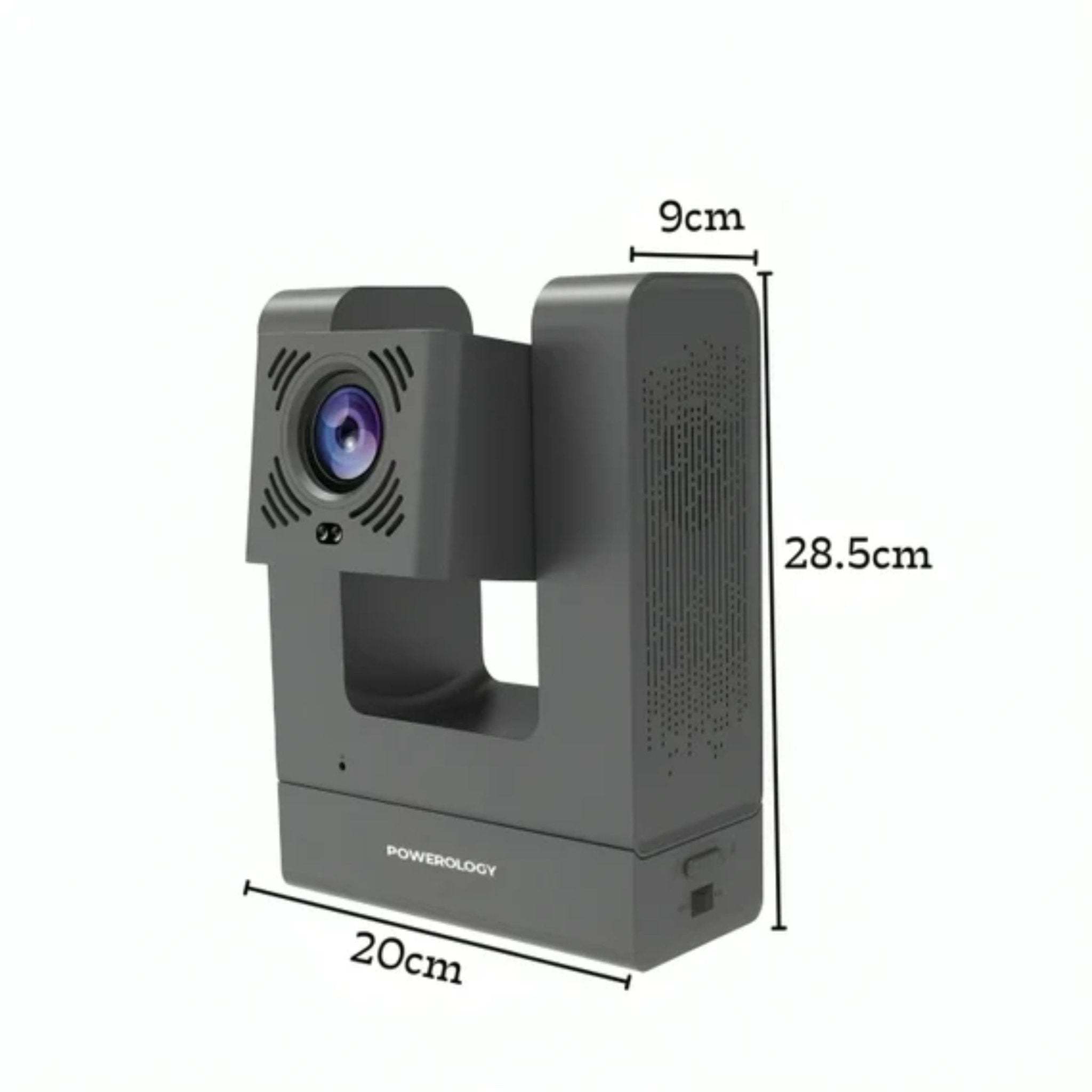 Powerology VisionArc Portable Smart Projector - Gray ( 1 Year Plan )