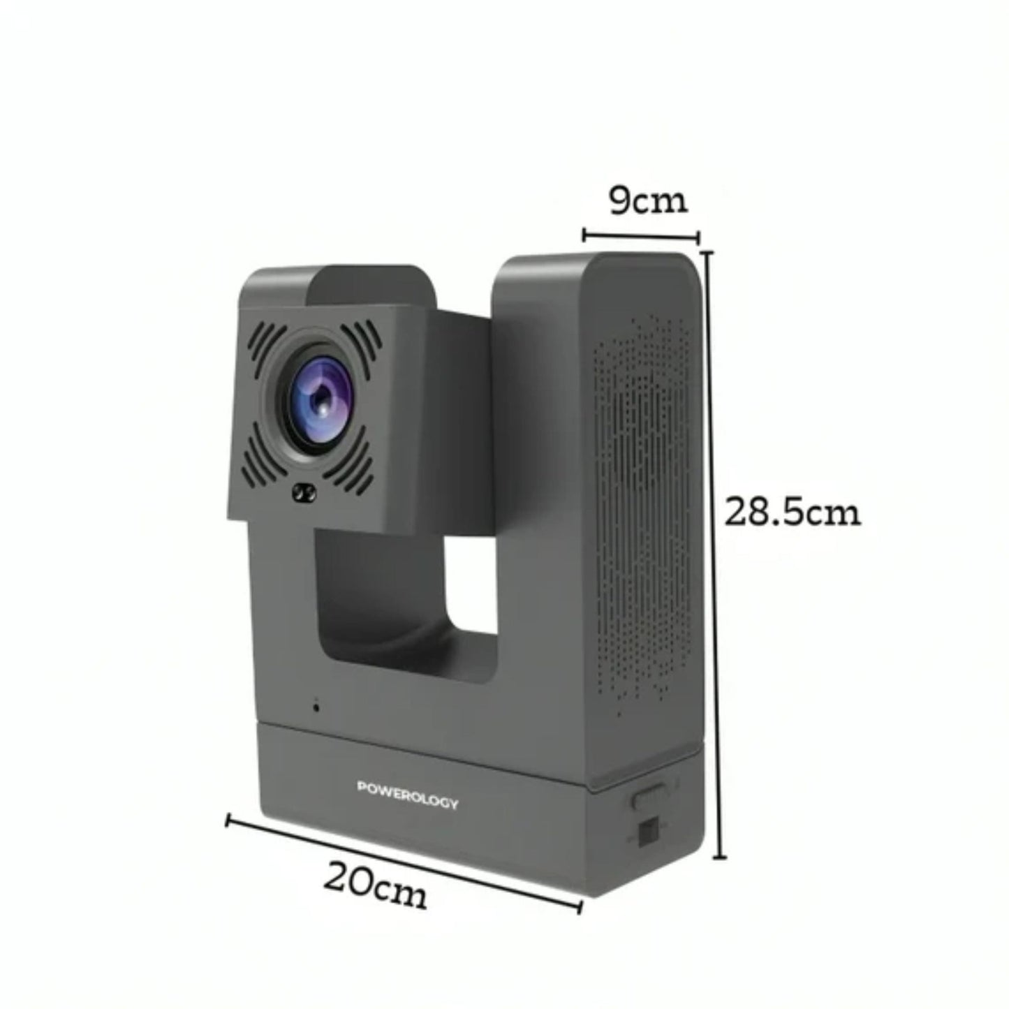 Powerology VisionArc Portable Smart Projector - Gray ( 1 Year Plan )