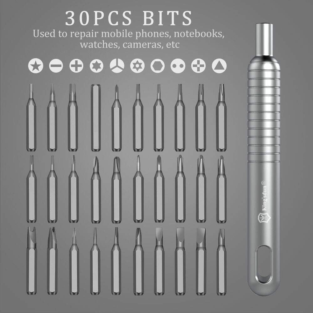 Precision Mini Screwdriver 30 in 1 Set - Grey